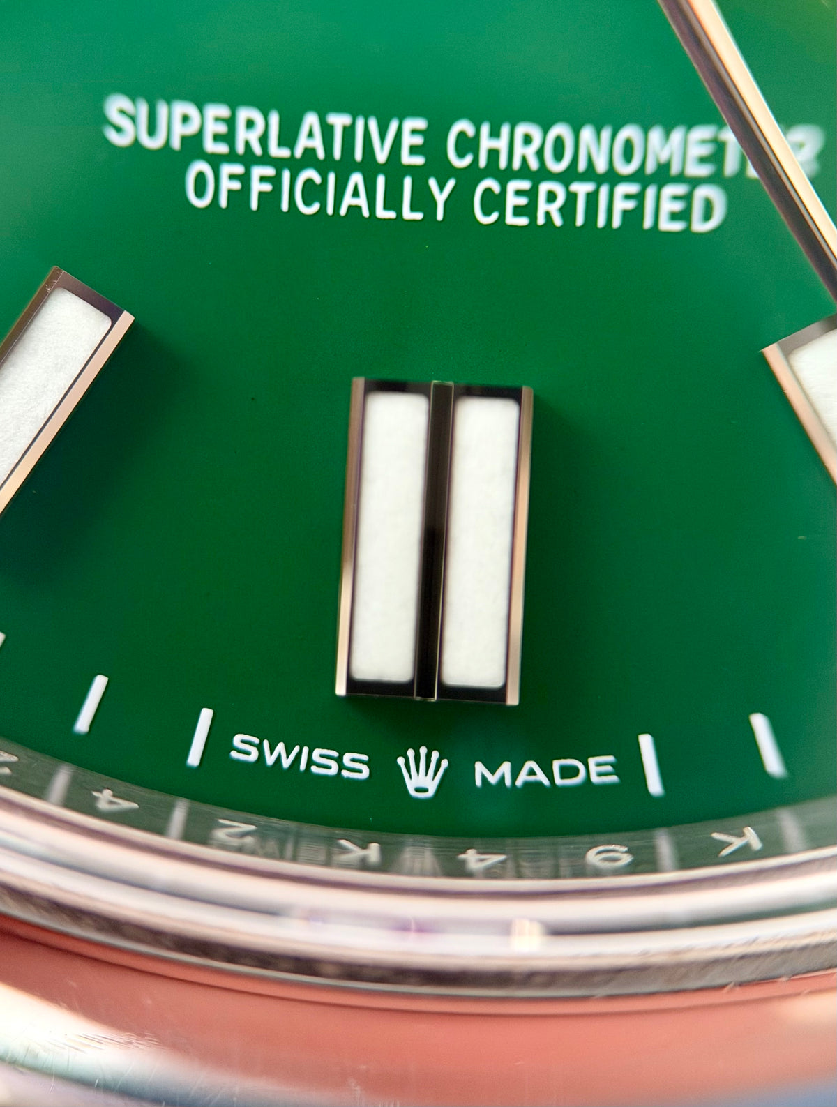 Rolex Oyster Perpetual 41 Green Dial Full Set 124300 2021