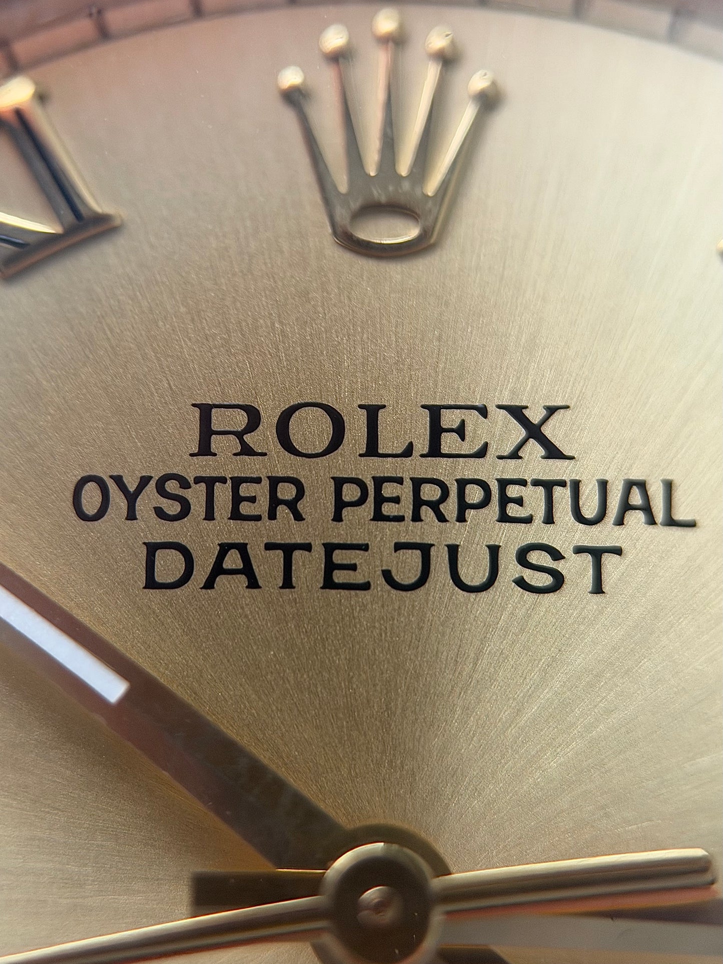Rolex Datejust Champagne Roman Numeral Dial 1996