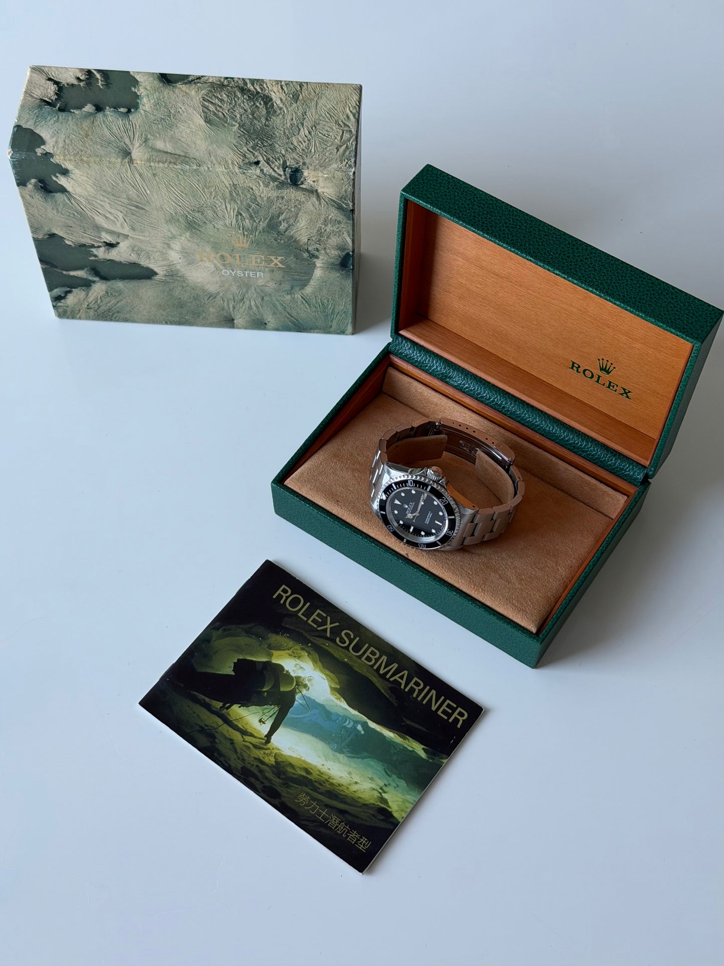 Rolex Submariner No Date 14060 1996 Box and Booklets