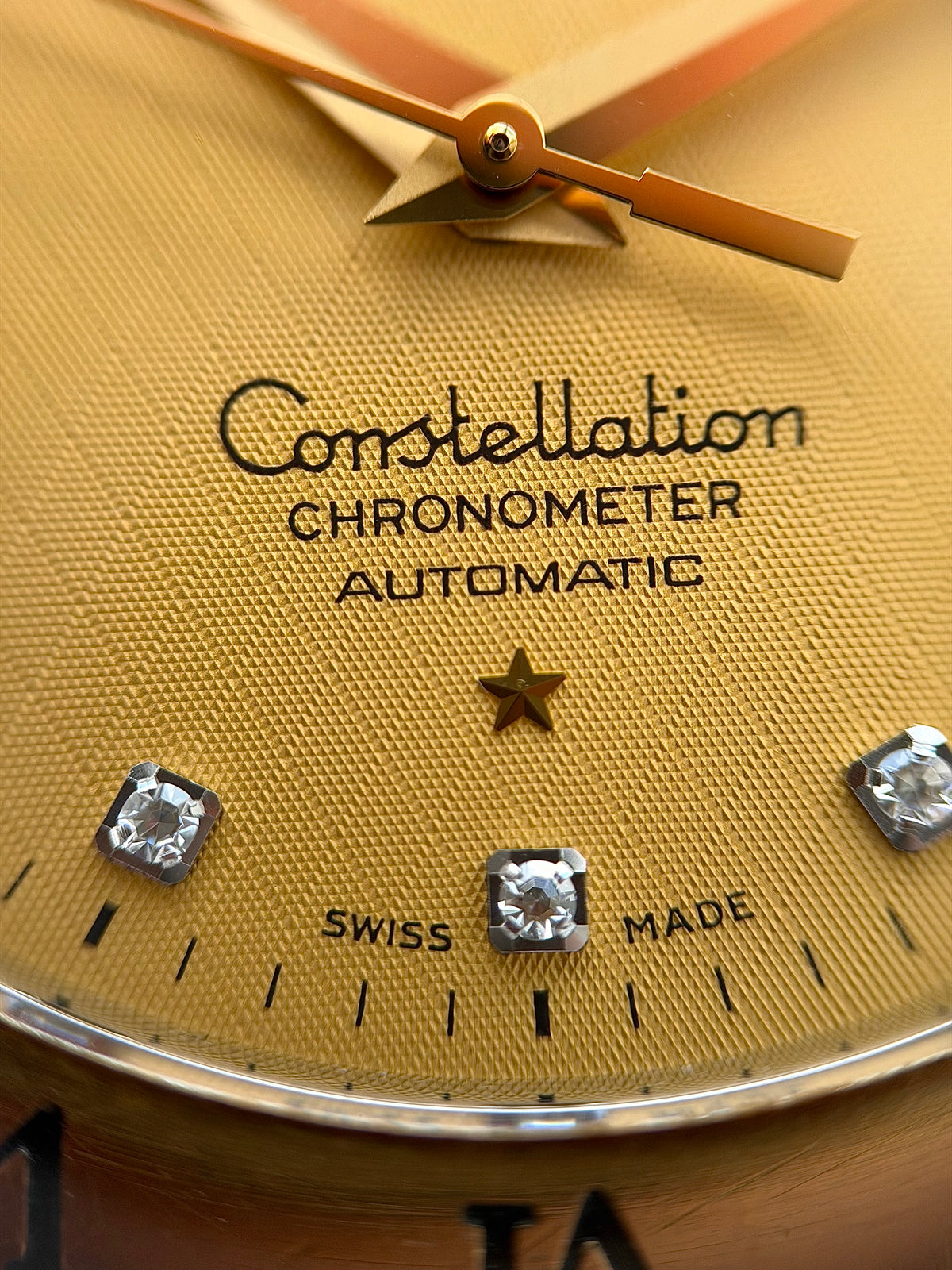 Omega Constellation Auto Diamond Dial with Papers