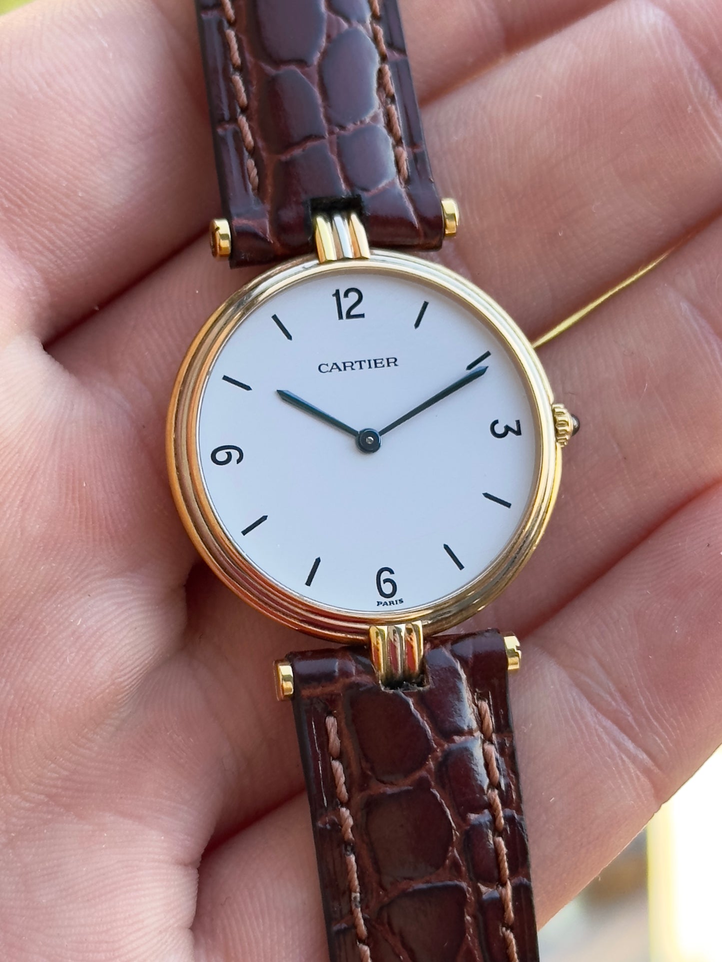 Cartier Vendome Tri Tone 81003 18k
