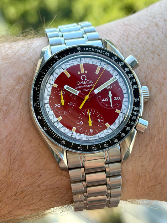 Omega Speedmaster Reduced Schumacher Red Dial 3510.61