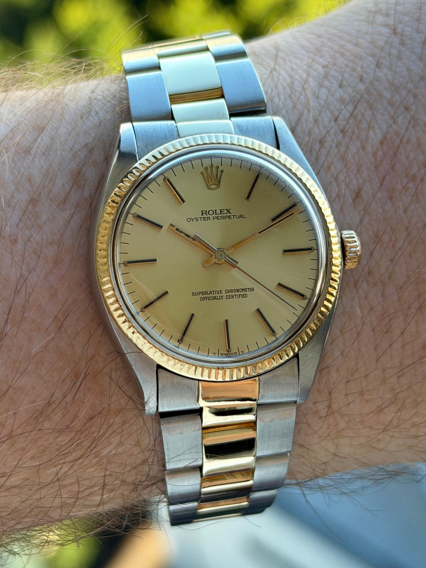 Rolex Oyster Perpetual Two Tone 1005 1979