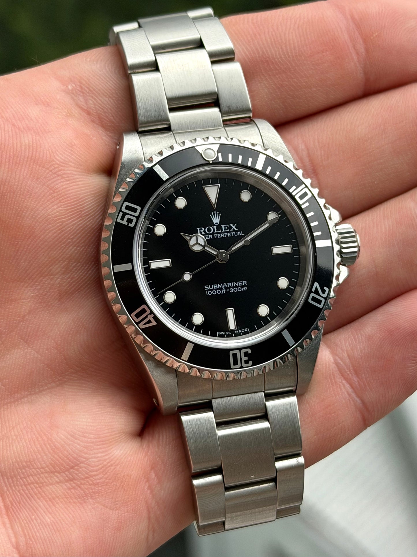 Rolex Submariner No Date 1996 Box + Certificate