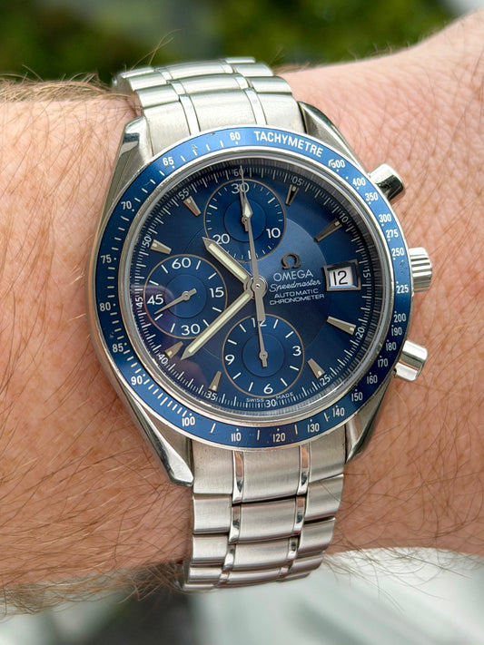 Omega Speedmaster Blue Dial and Bezel 40mm