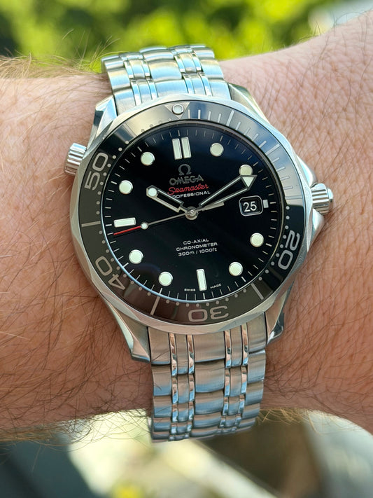 Omega Seamaster 300 41mm Ceramic Black Dial Co Axial Full Set
