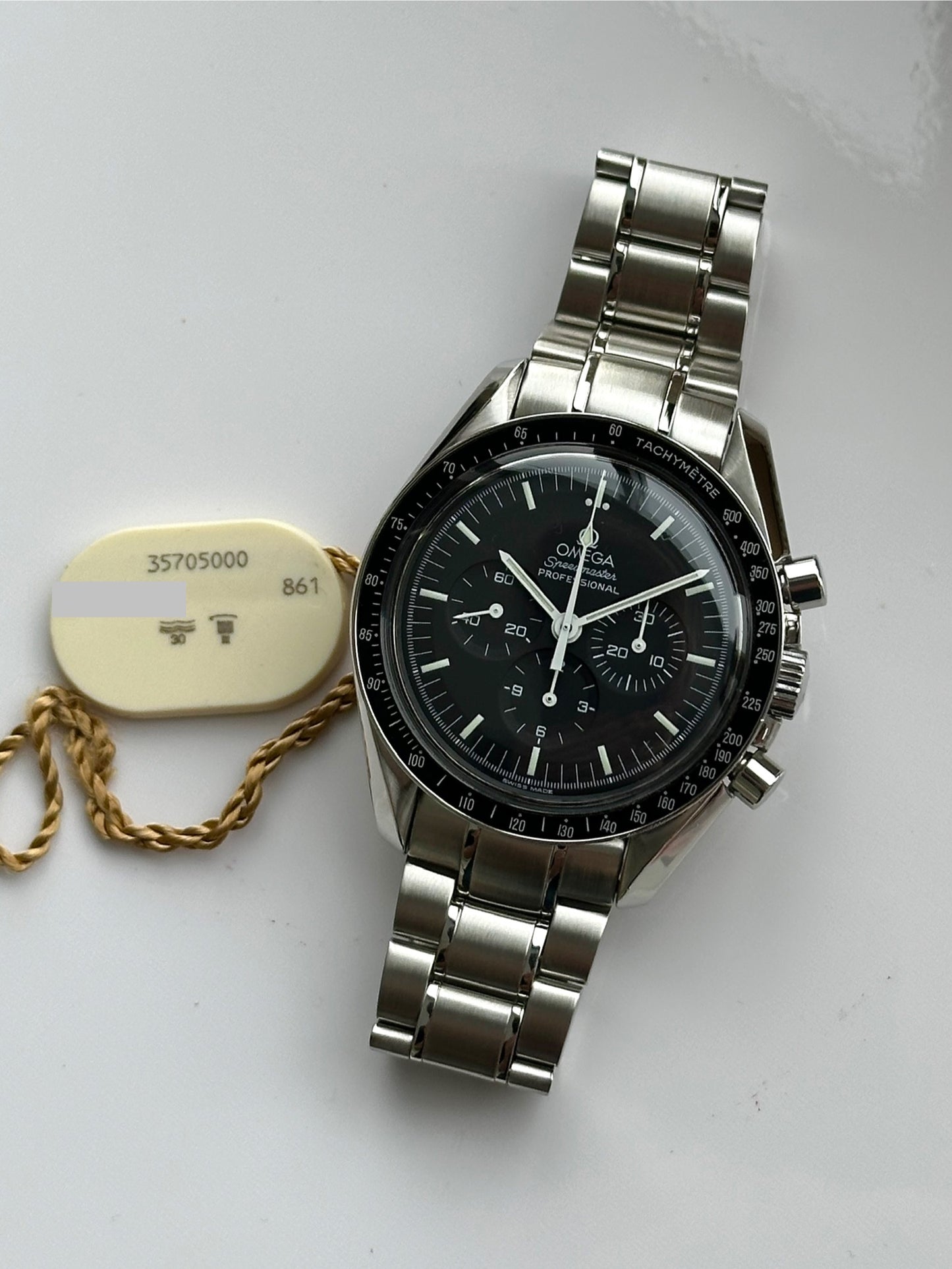 Omega Speedmaster Professional 1998 with Tag