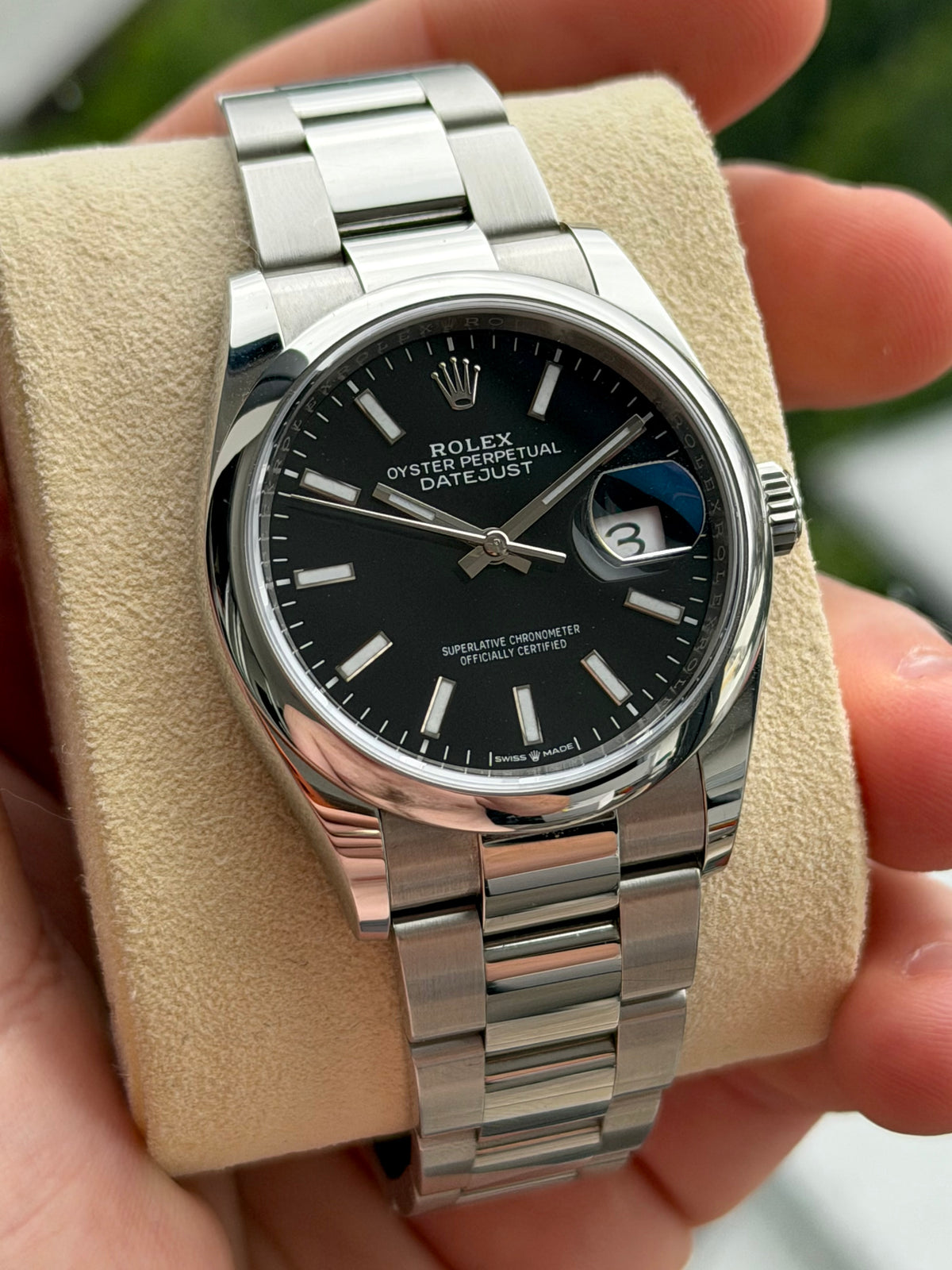 Rolex Datejust 36 126200 Black Dial Full Set 2020
