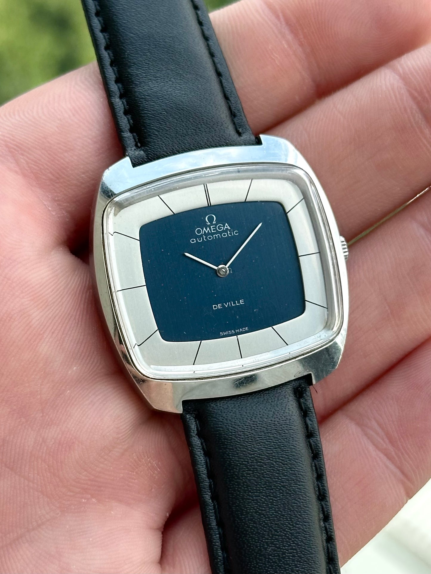 Omega De VIlle Rectangle Case 151.0051 w Buckle 1972