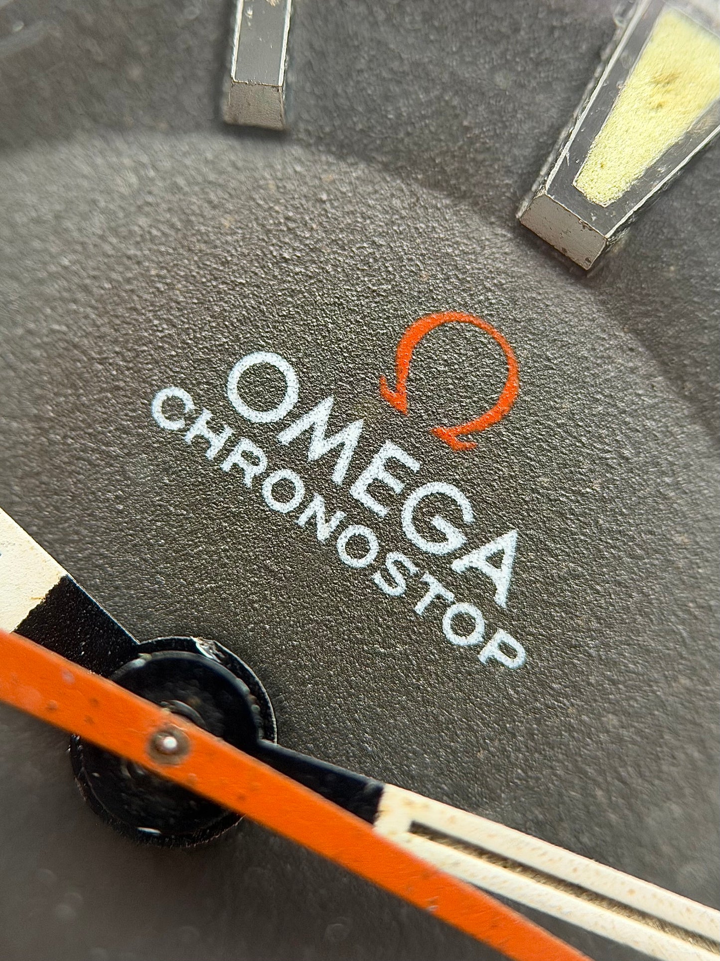 Omega ChronoStop Black Dial on Mesh 145.010
