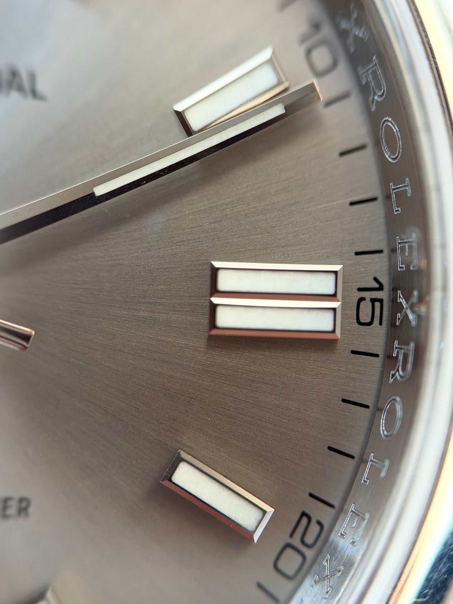 Rolex Oyster Perpetual 36mm Rhodium Dial 116000