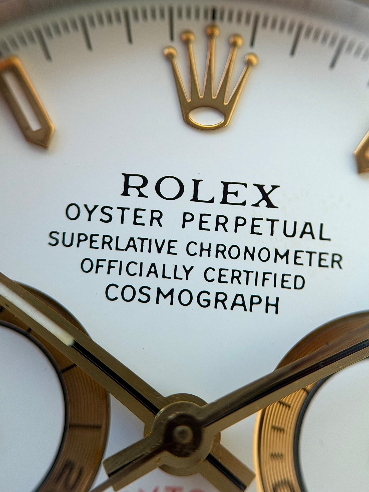 Rolex Zenith Daytona White Dial 16523 1995