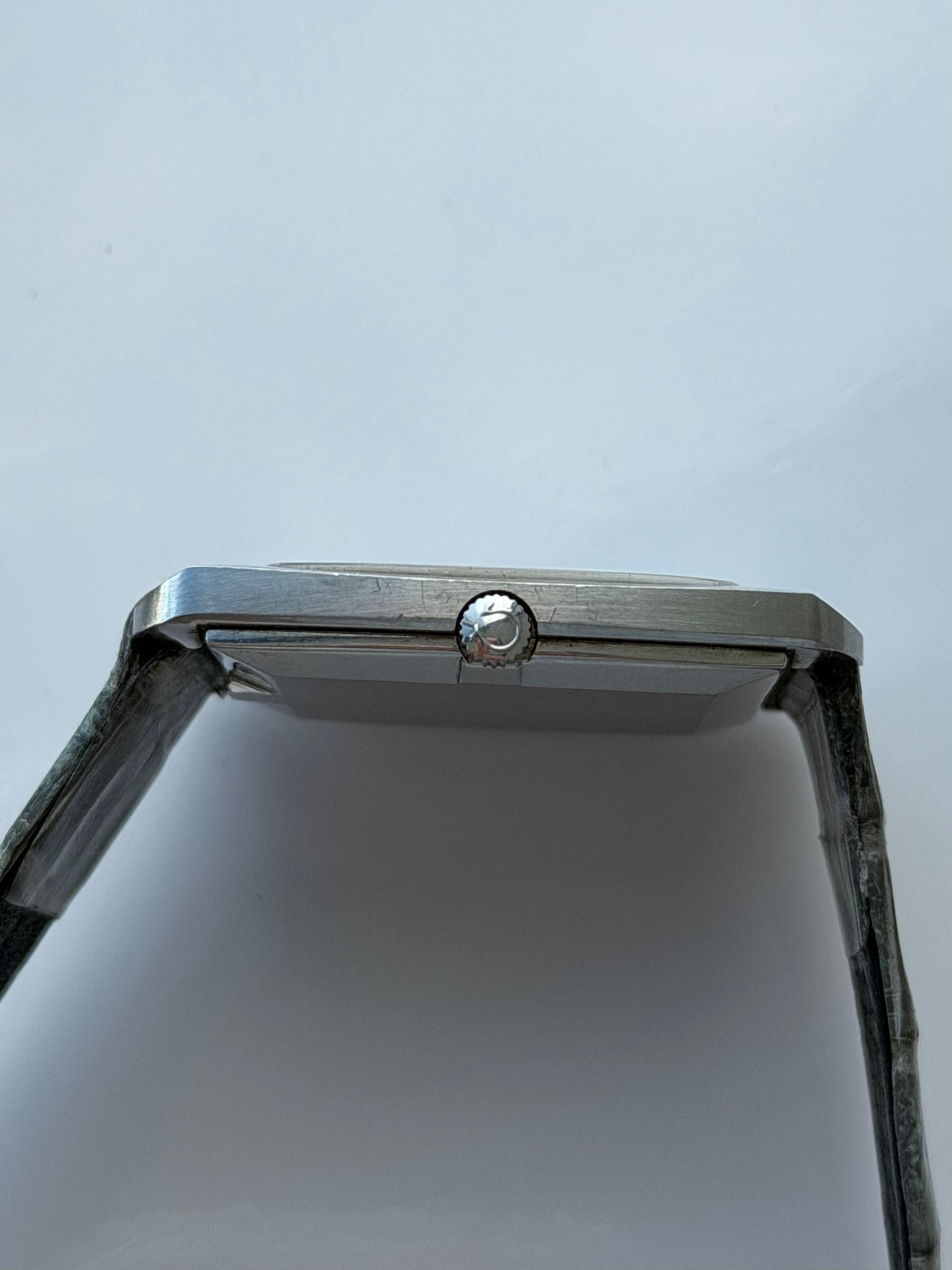 Omega De Ville Square Roman Numeral Silver Dial