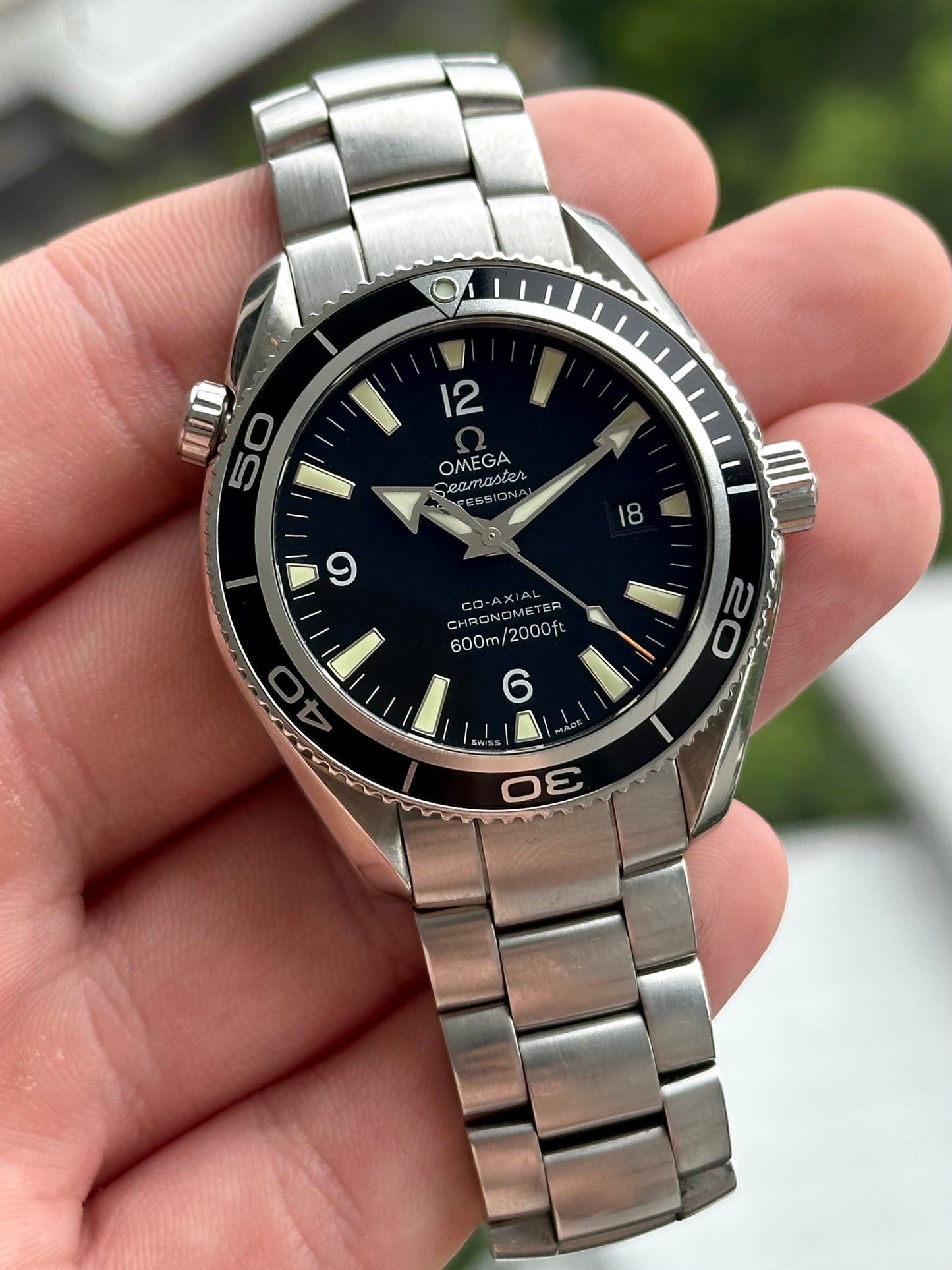 Omega Seamaster Planet Ocean Black Bezel 42mm