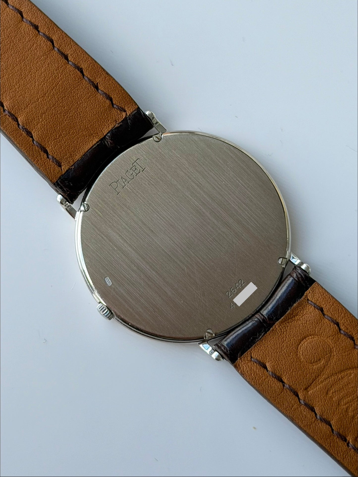 Piaget Ultra Thin 2642 White Gold Diamond Markers with Buckle