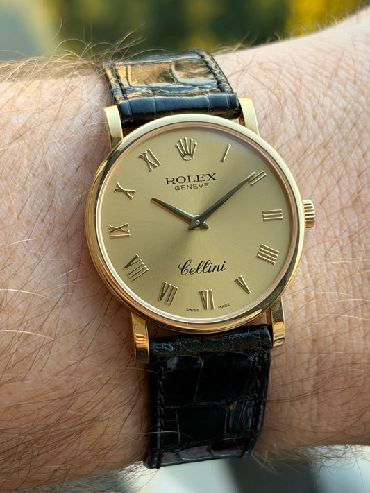 Rolex Cellini 18k Solid Gold Full Set 2012