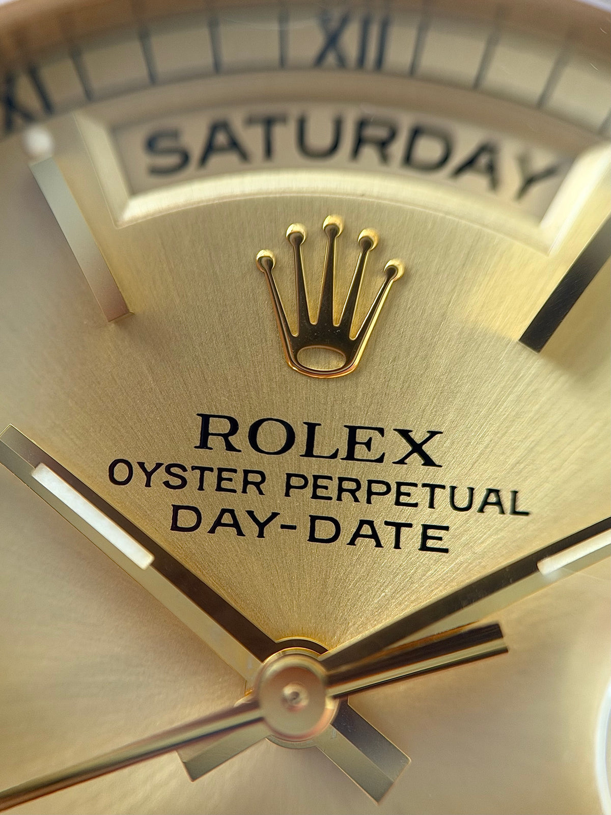 Rolex Day-Date Double Quickset Champagne Dial 1991 Full Set
