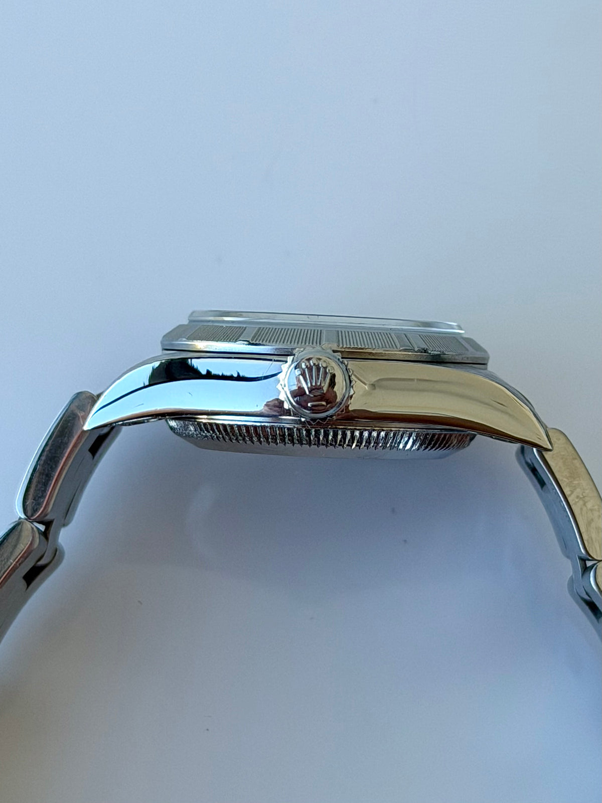 Rolex Oyster Perpetual Ladies Blue Dial 1997