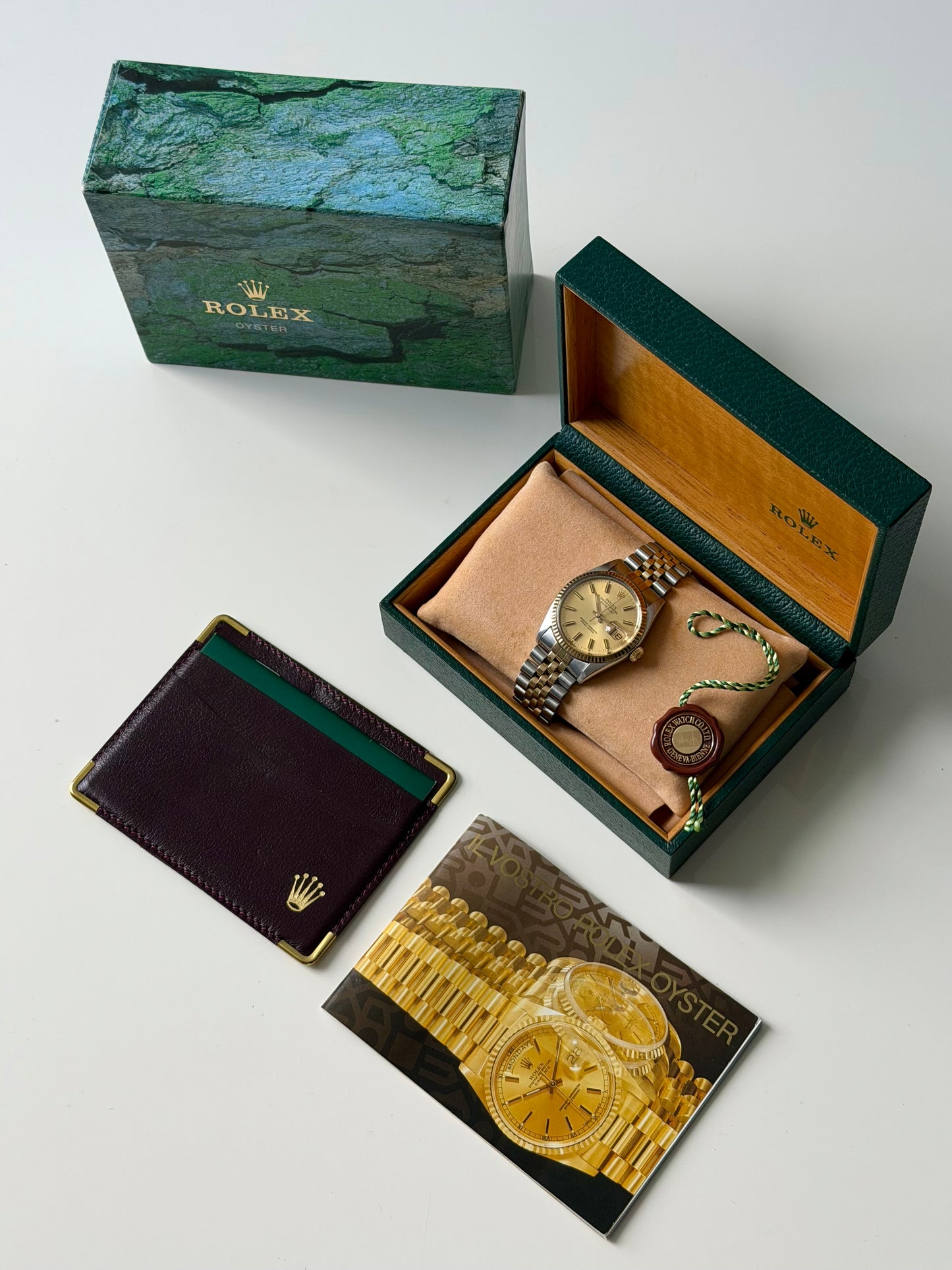 Rolex Datejust Quickset Wide Boy Dial 16013 1979