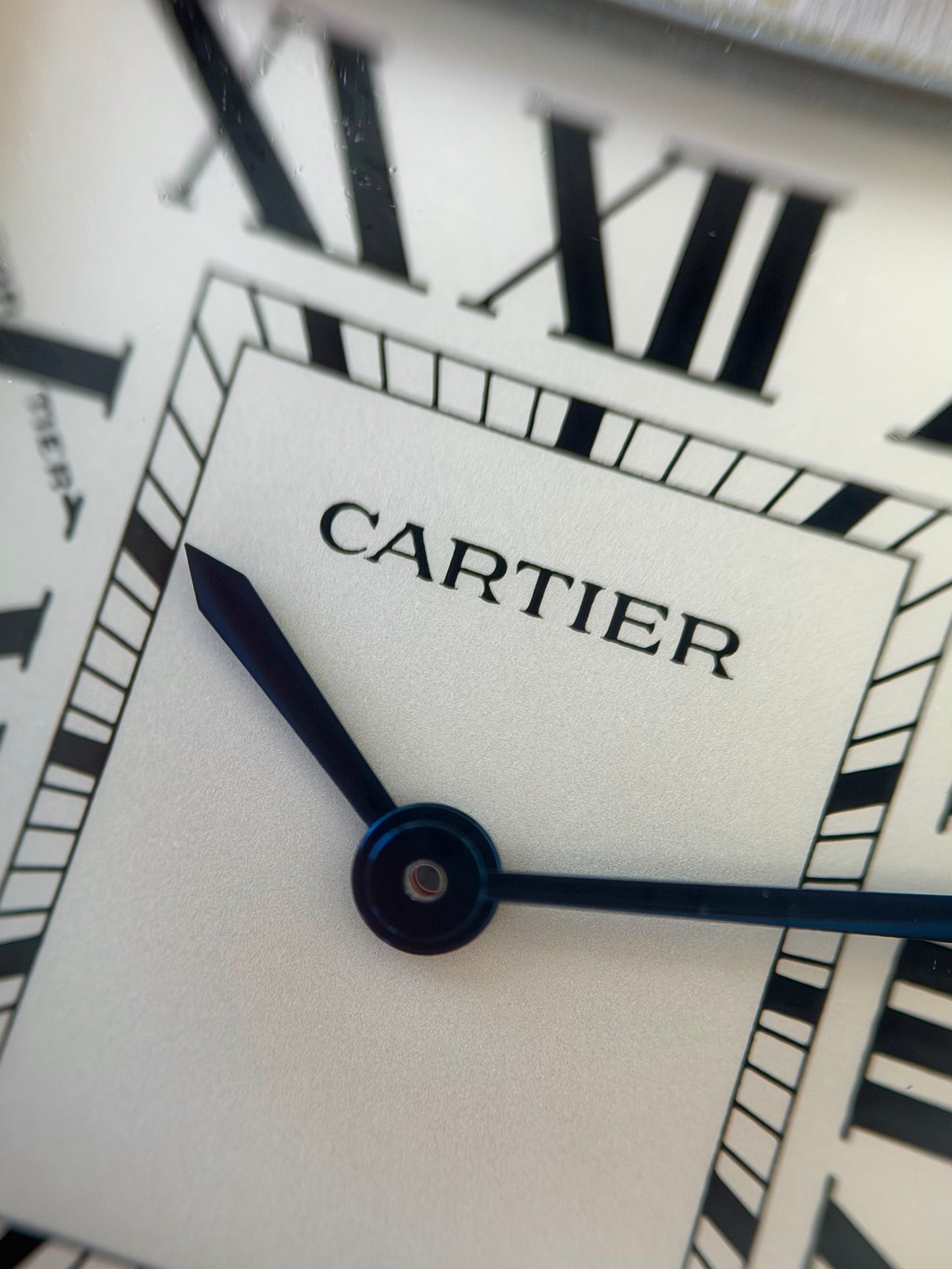 Cartier Tank Solo Mid Size on Leather