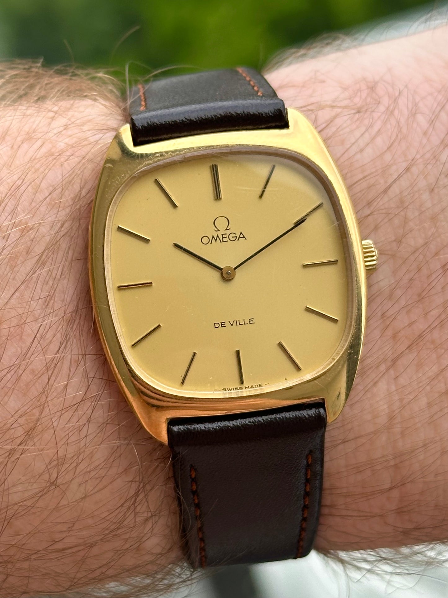 Omega De Ville Gold Dial 111.1039 1978