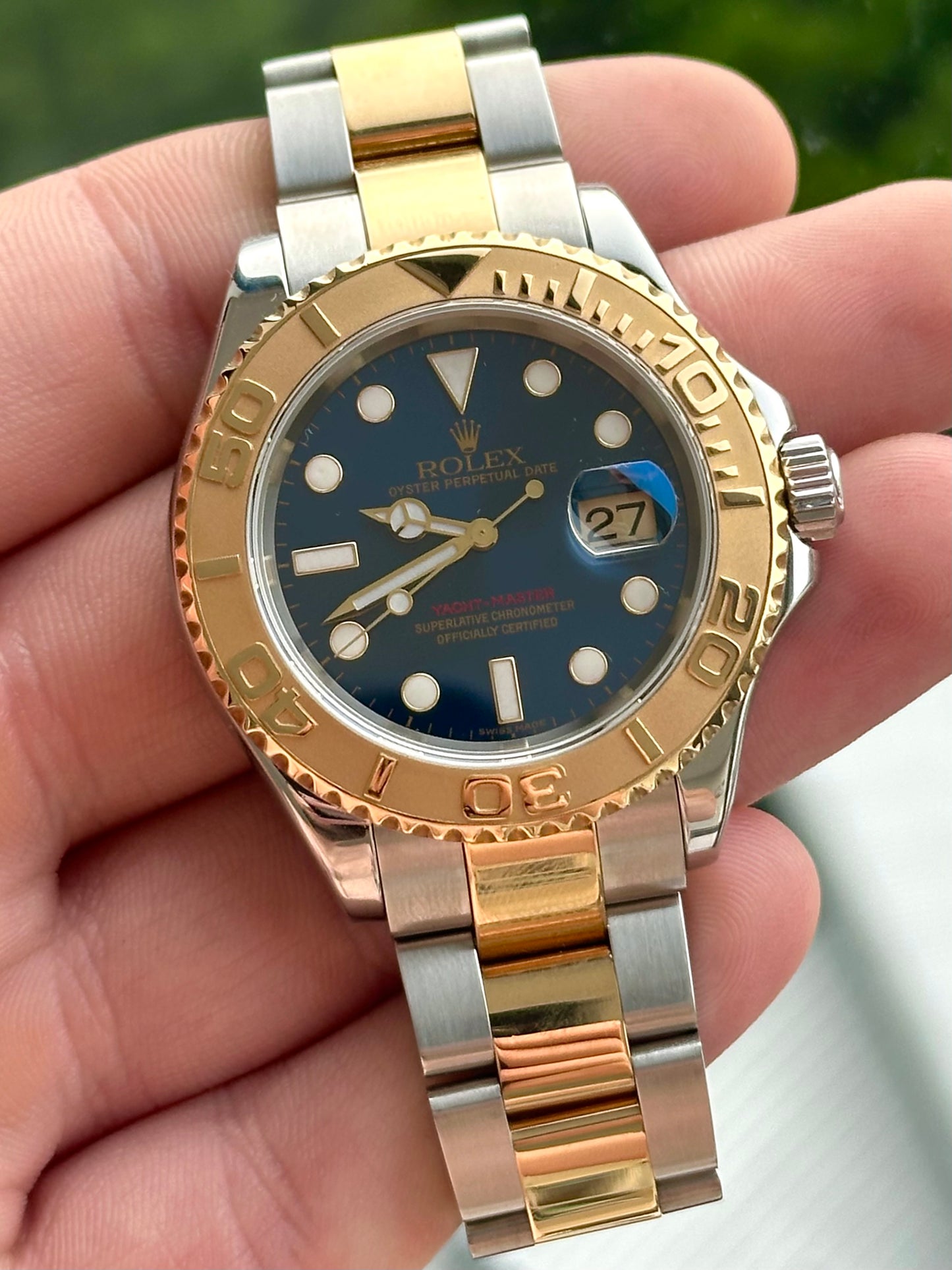 Rolex Yacht-Master 40 Blue Dial 16623 2005