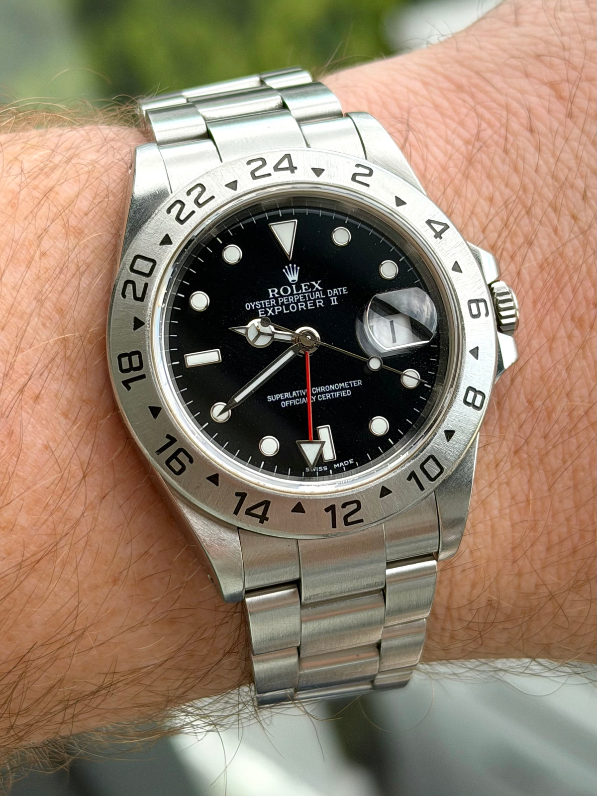Rolex Explorer II Black Dial 16570 1996
