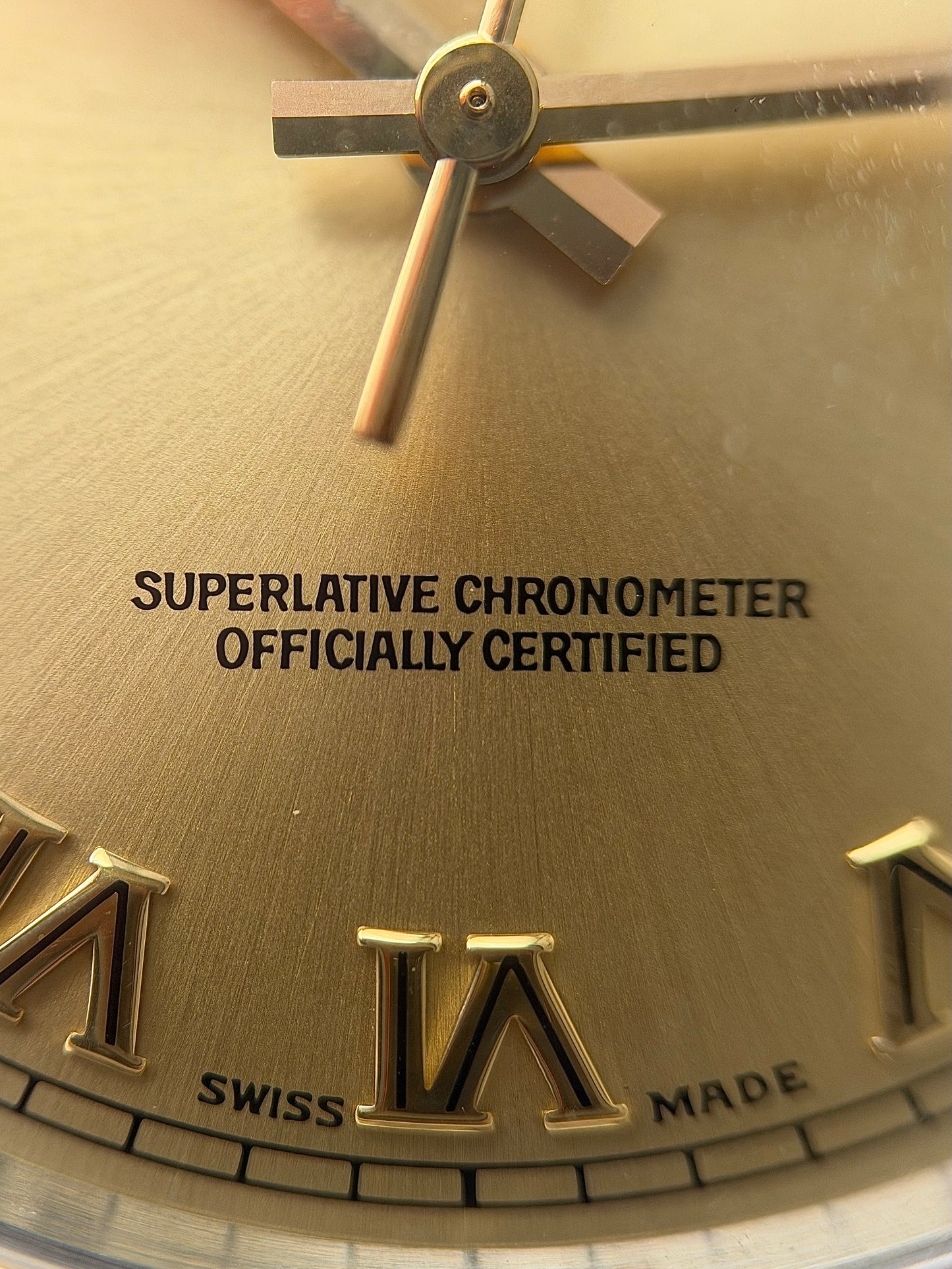 Rolex Datejust Champagne Roman Numeral Dial 1996