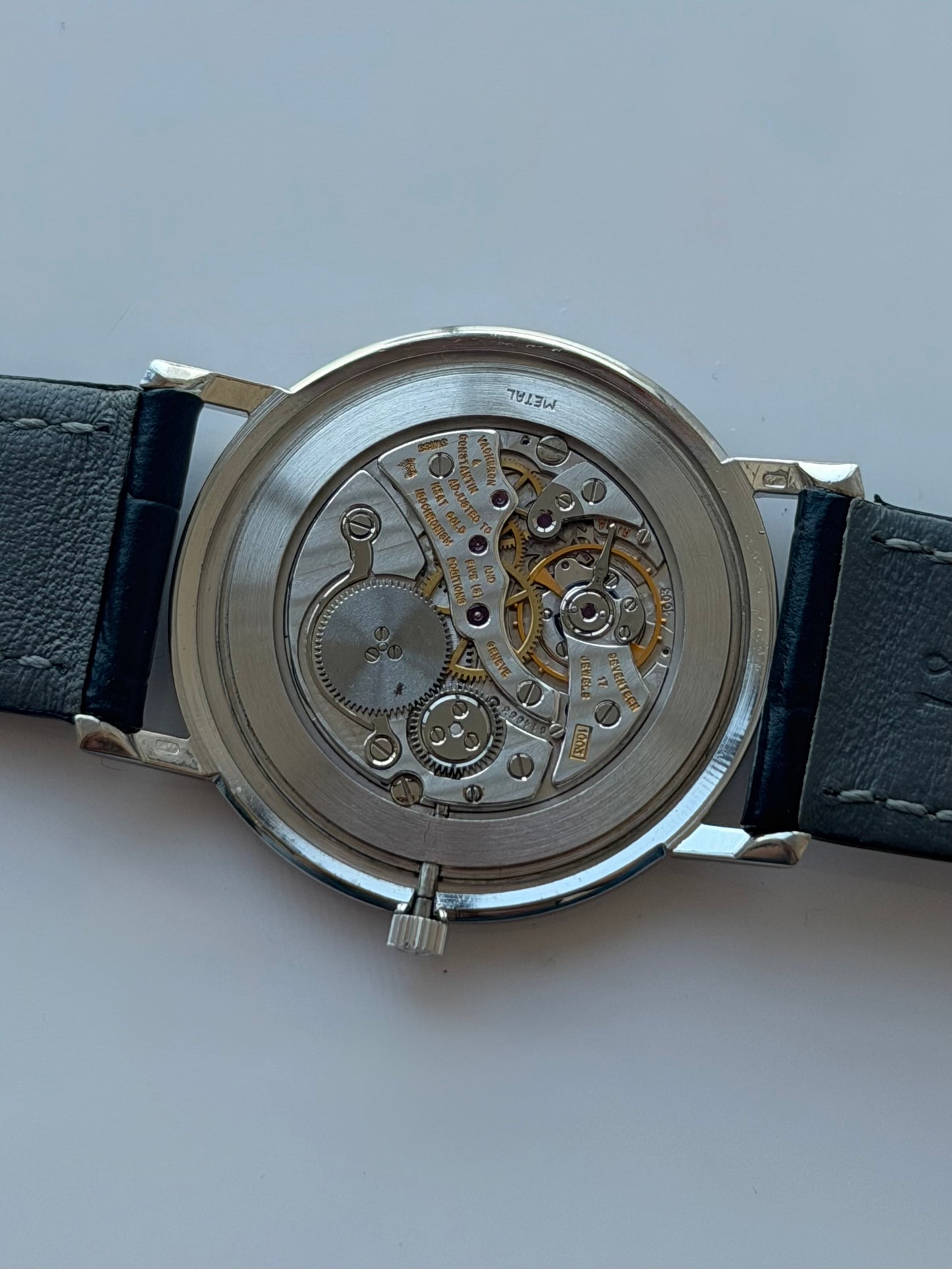 Vacheron Constantin White Dial Ultrathin 6351 White Gold