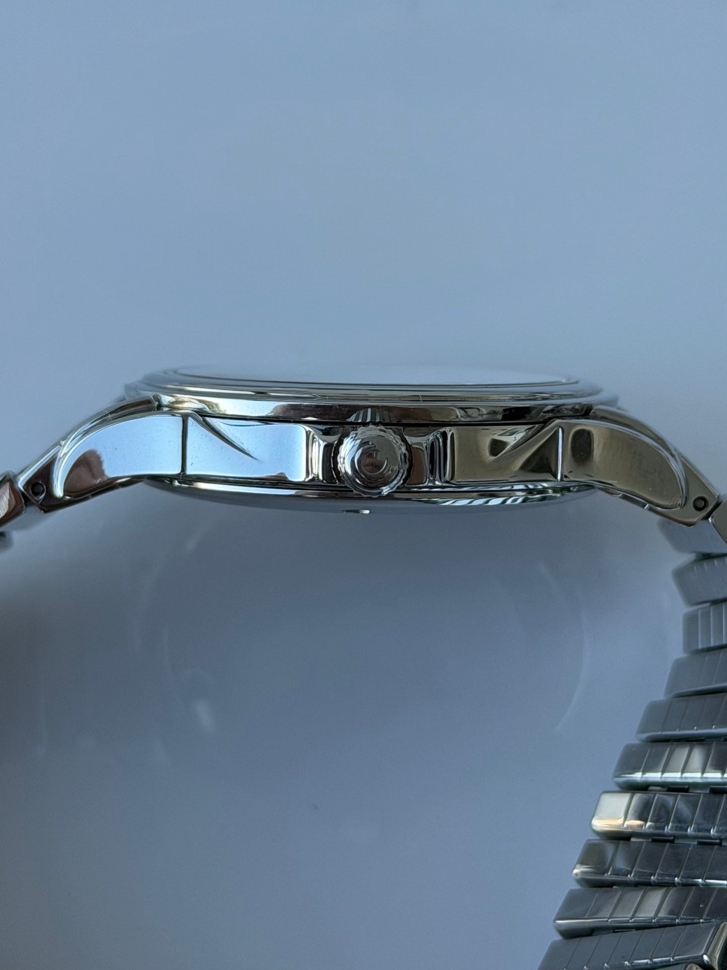 Omega De Ville Chronometer Black Dial Co Axial with Papers on Armadillo Bracelet