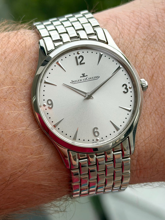 Jaeger-LeCoultre Master Ultra Thin Q1348120 on Bracelet with Papers