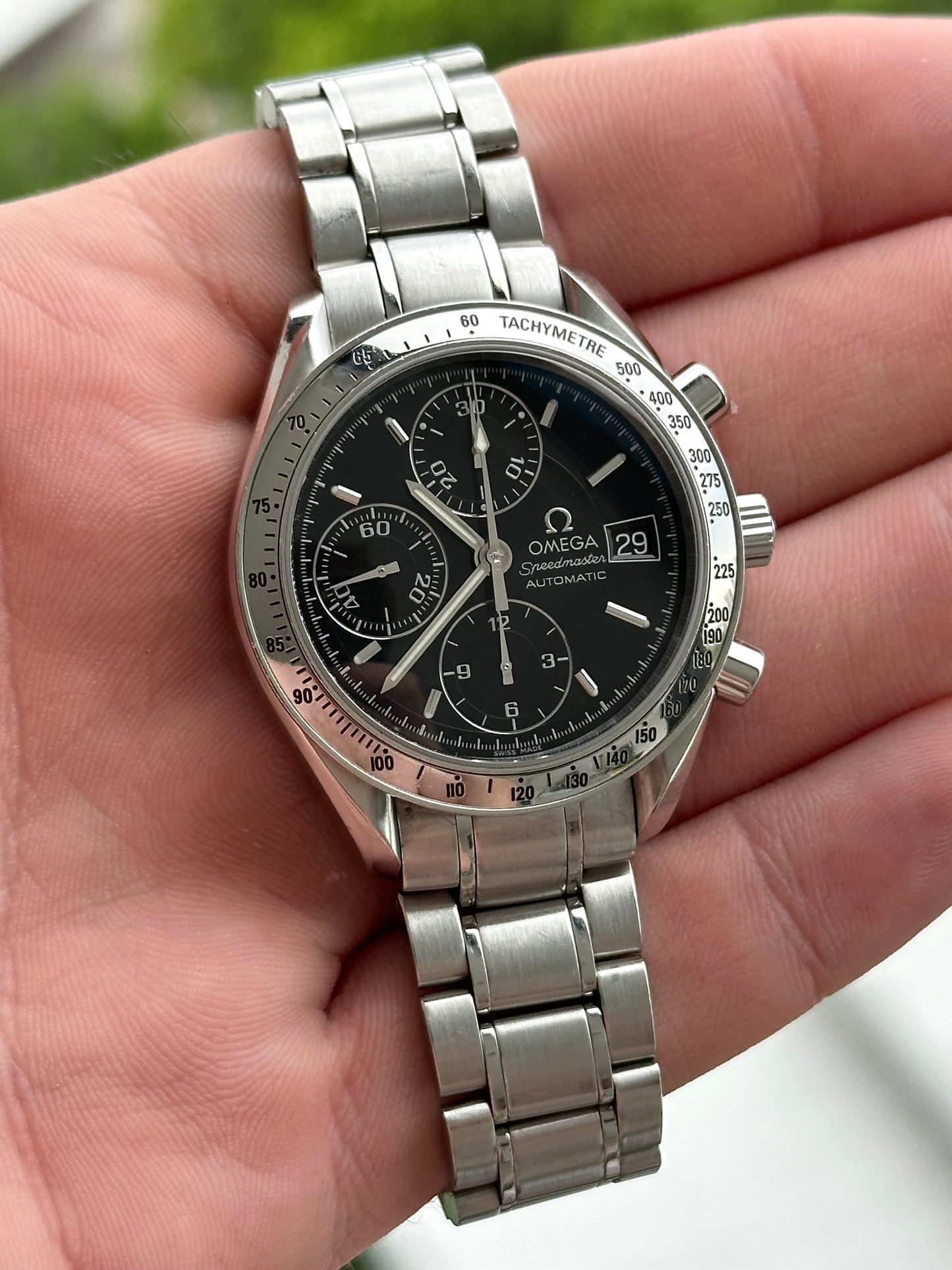 Omega Speedmaster Black Dial 3513.50 Full Set 2002