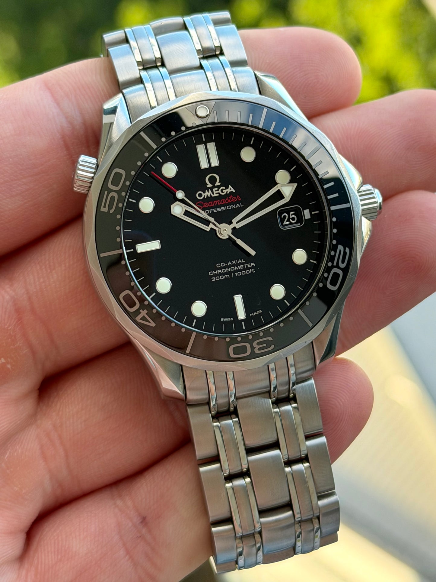 Omega Seamaster 300 41mm Ceramic Black Dial Co Axial Full Set