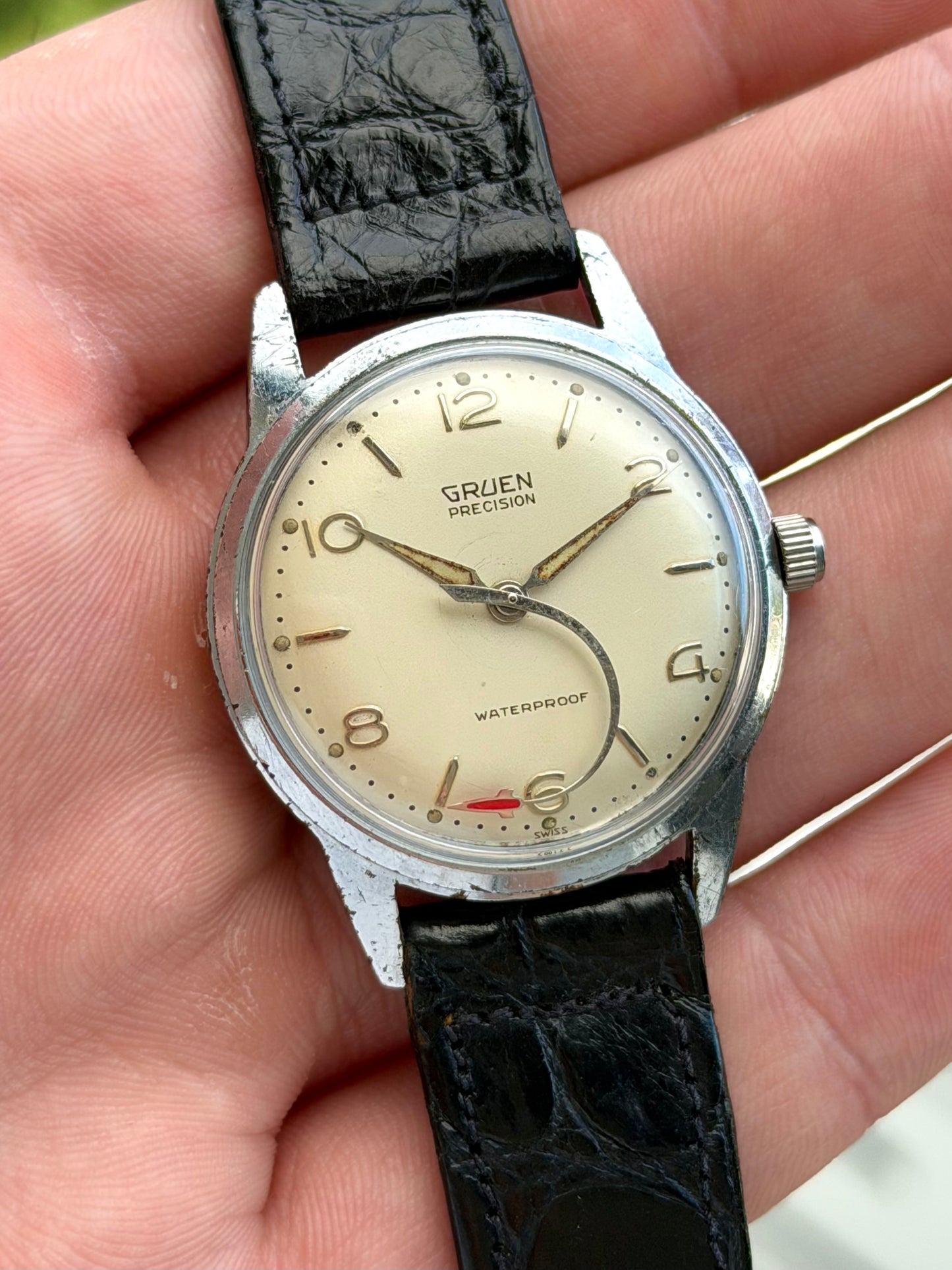 Gruen Precision Rare Space Ship Seconds