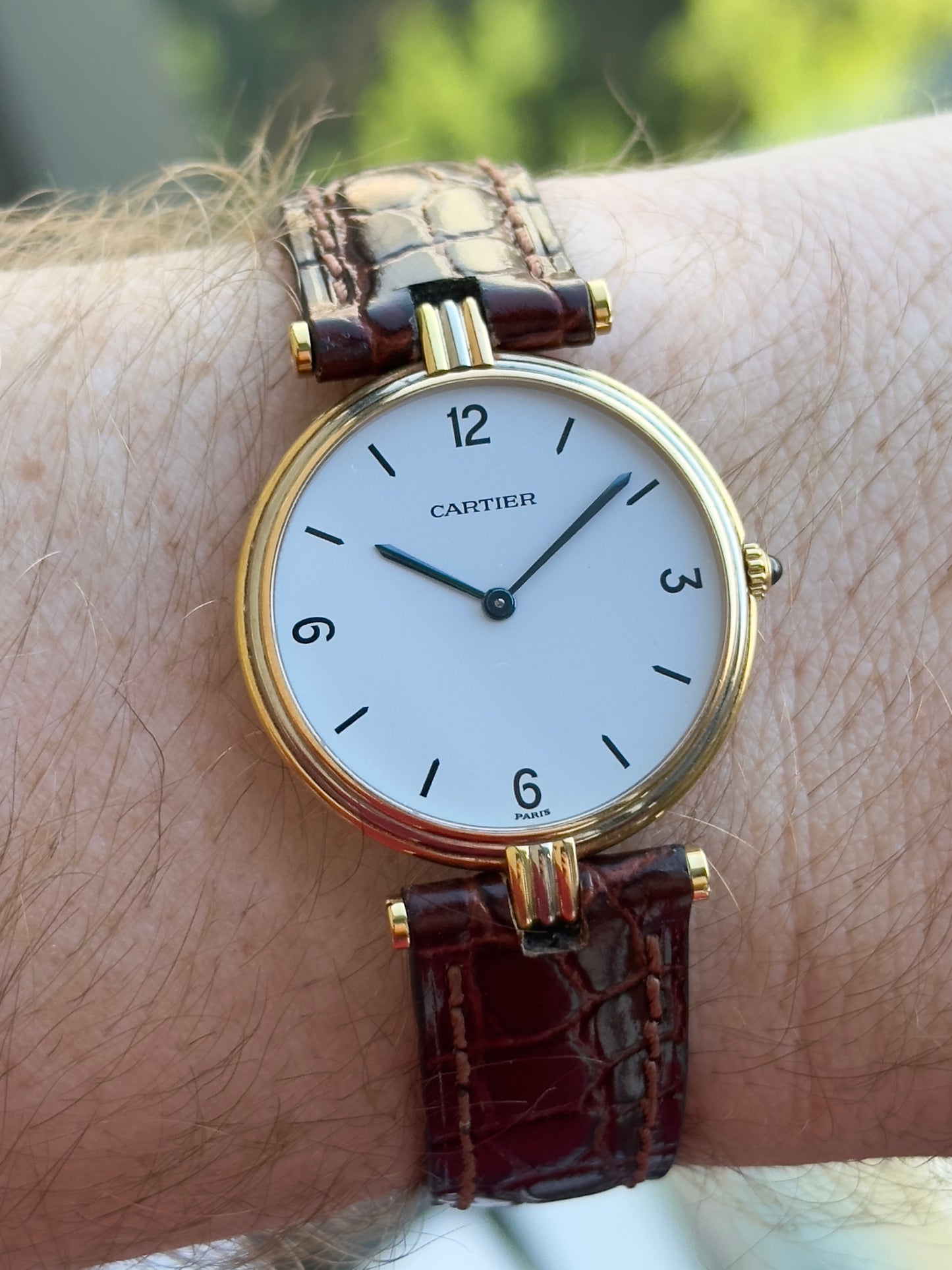 Cartier Vendome Tri Tone 81003 18k