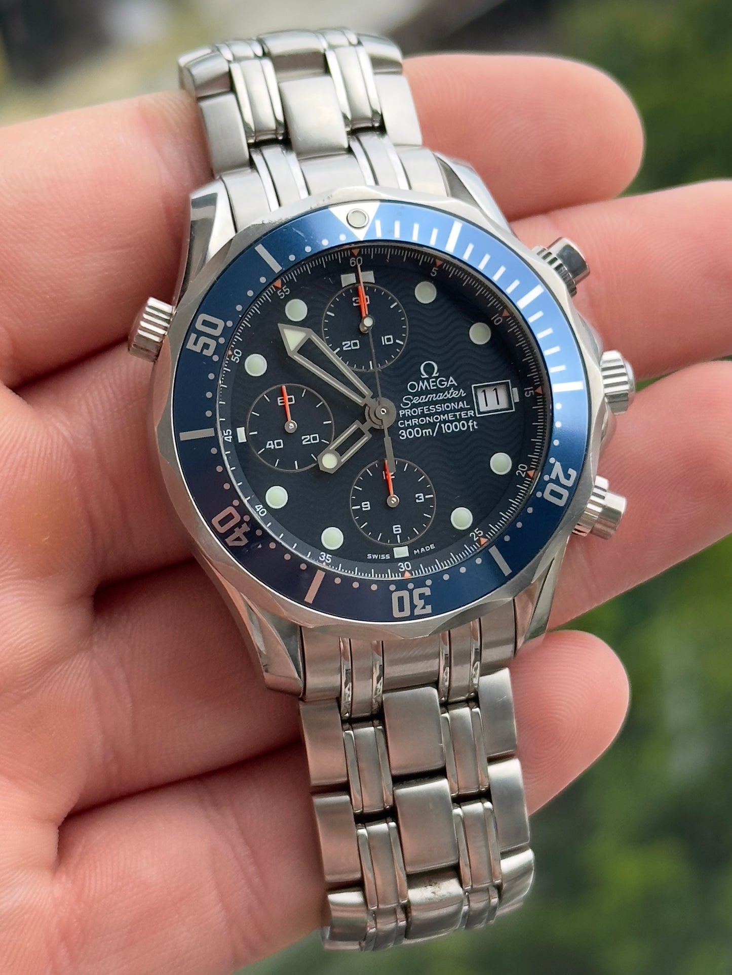 Omega Seamaster 300 Chrono Wave Dial 2298.80