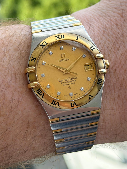 Omega Constellation Auto Diamond Dial with Papers