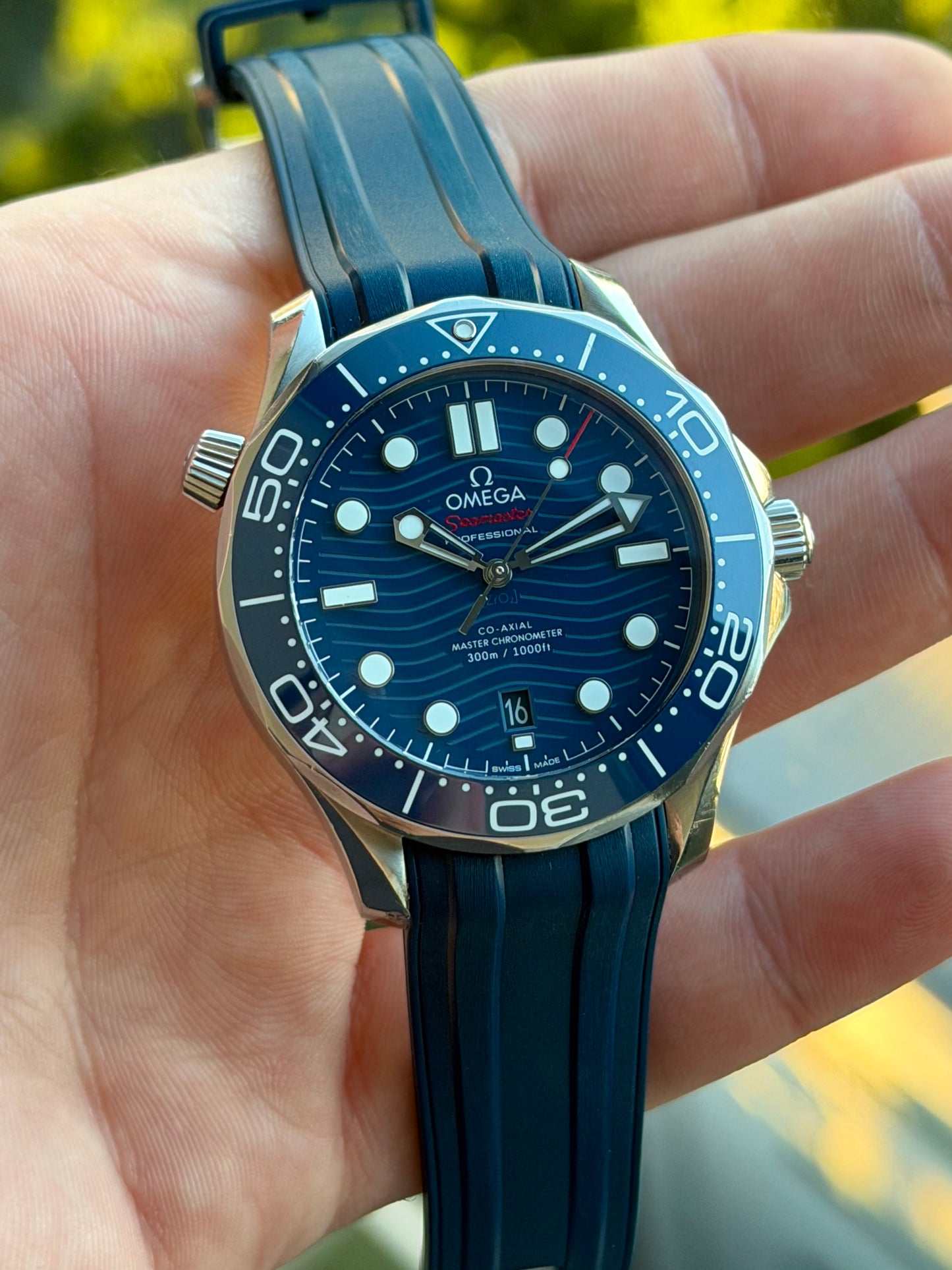 Omega Seamaster 300 Blue Ceramic Full Set 2022