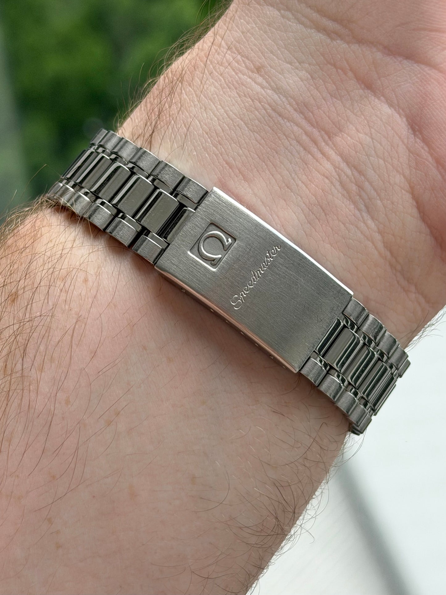 Omega Speedmaster Silver Dial Triple Calendar 1995