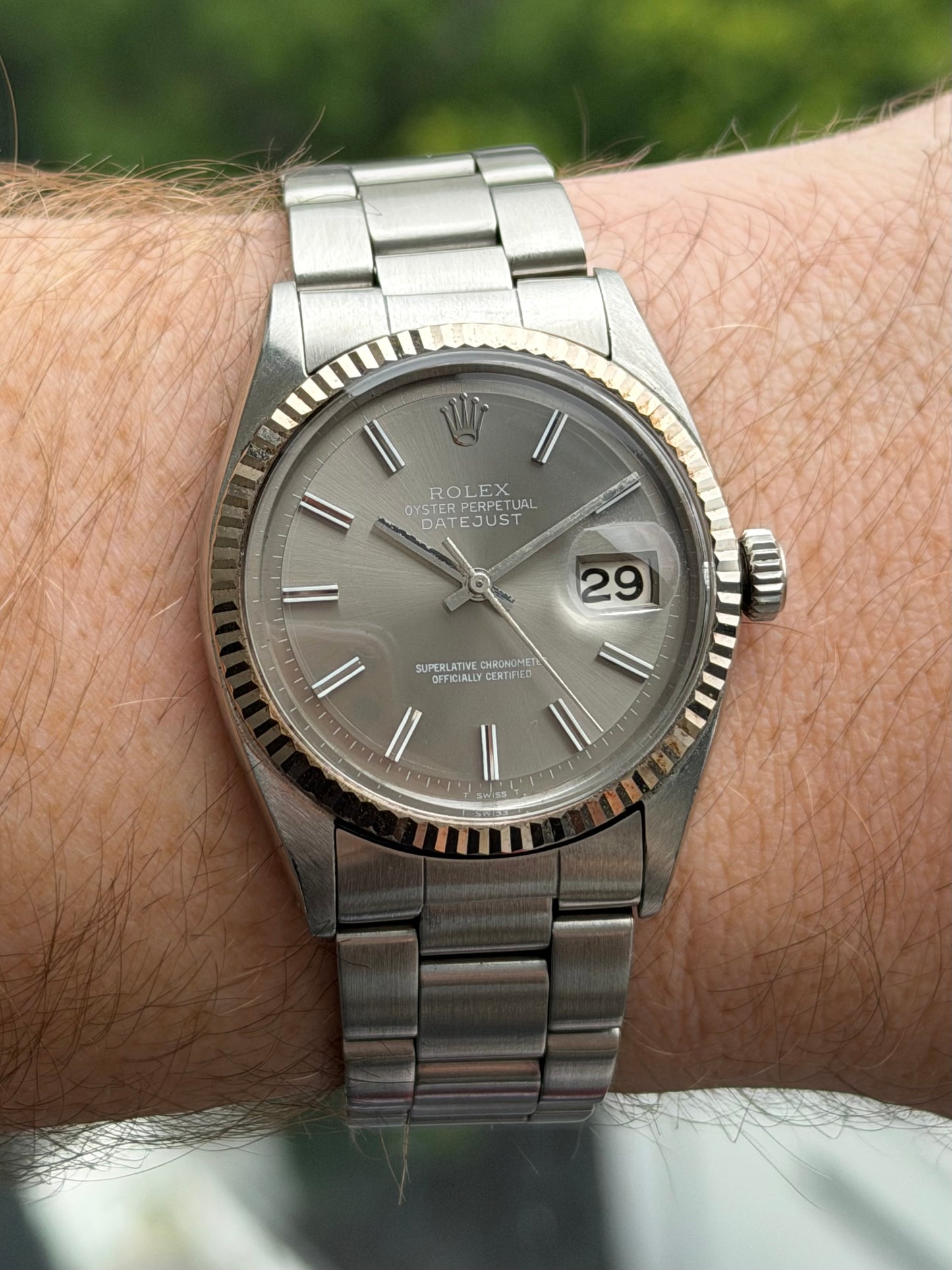 Rolex Datejust 1601 Grey Wideboy Ghost Dial 1966