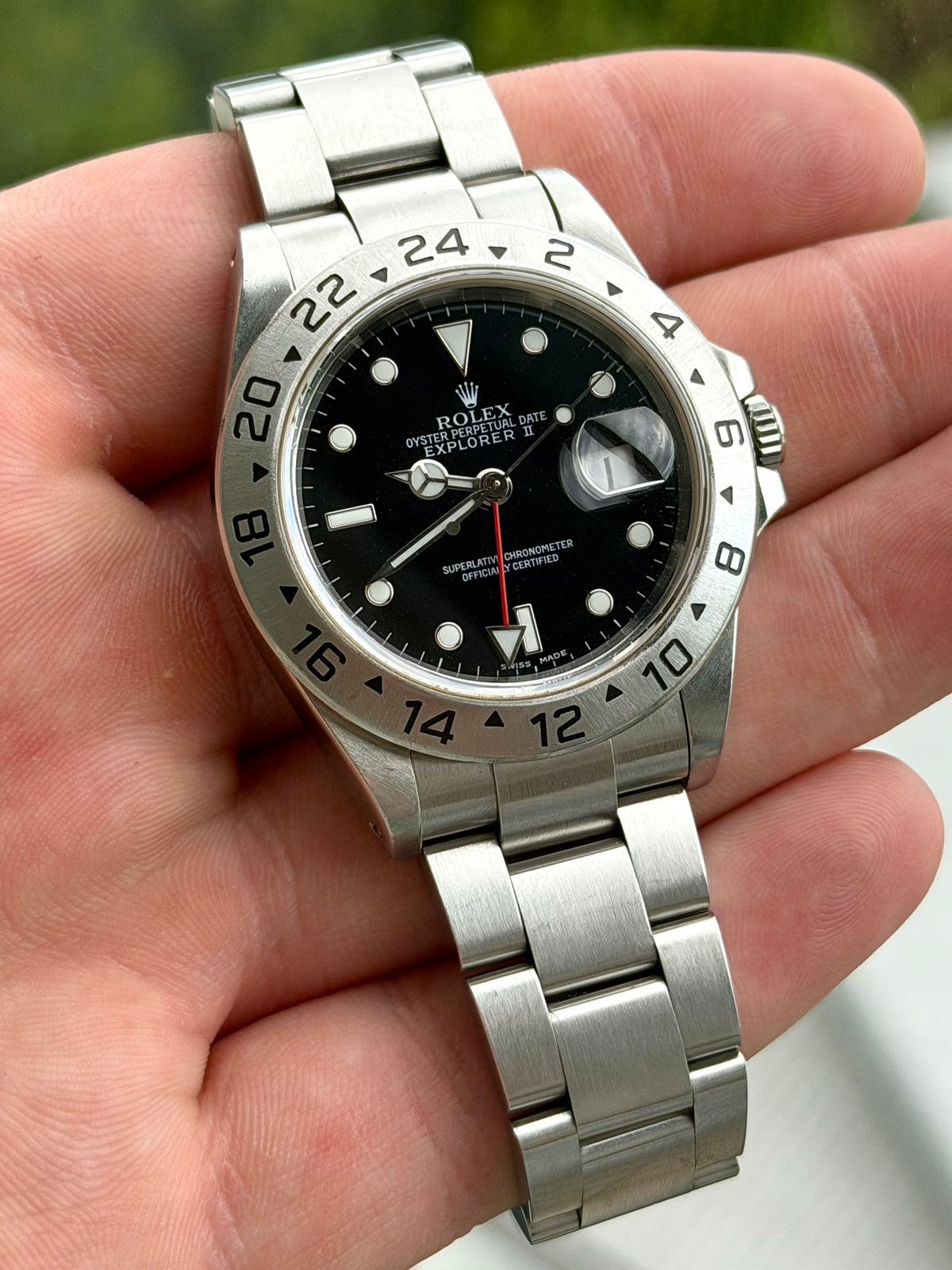 Rolex Explorer II Black Dial 16570 1996