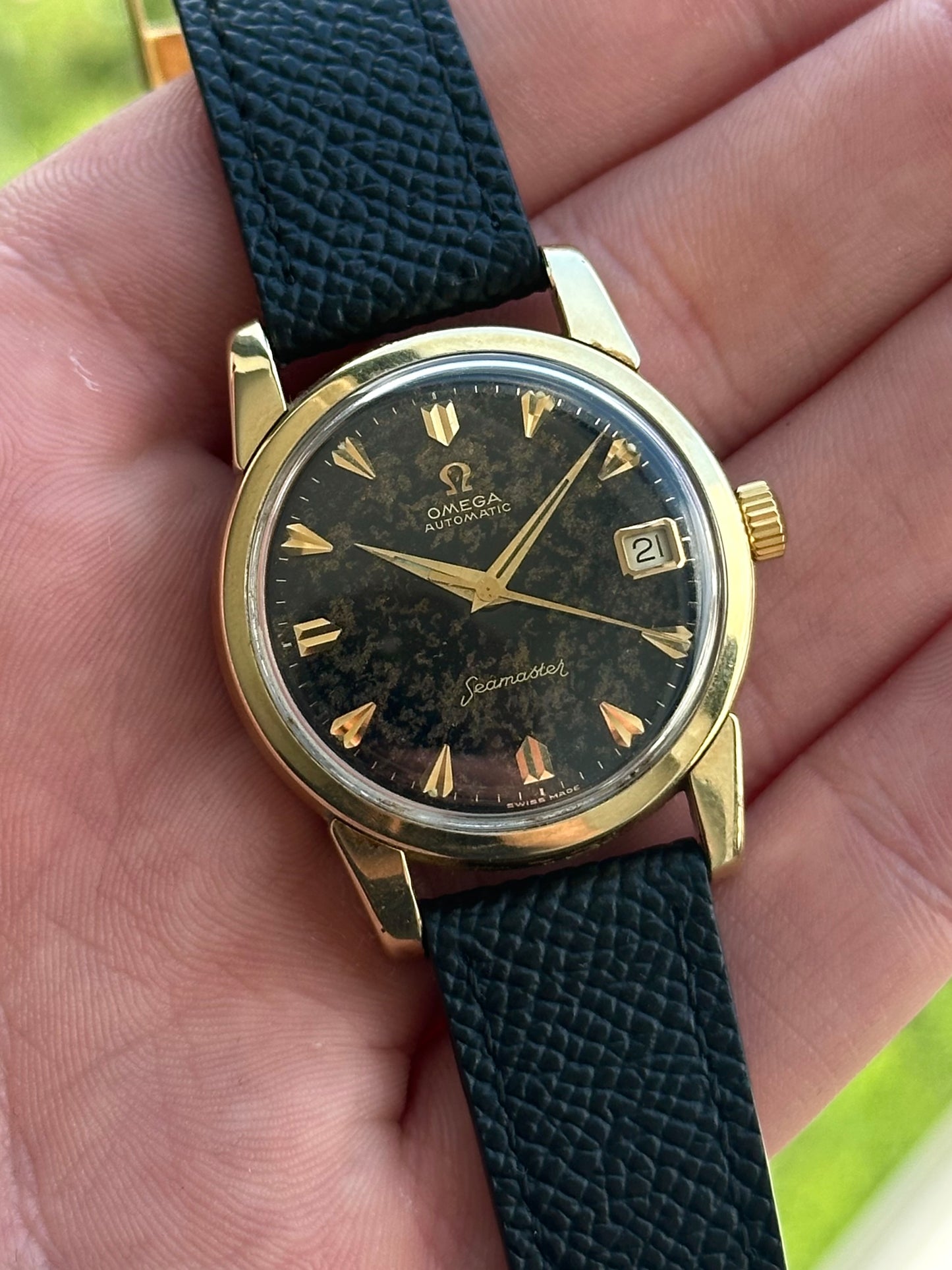 Omega Seamaster 1963 Black Pattern Dial