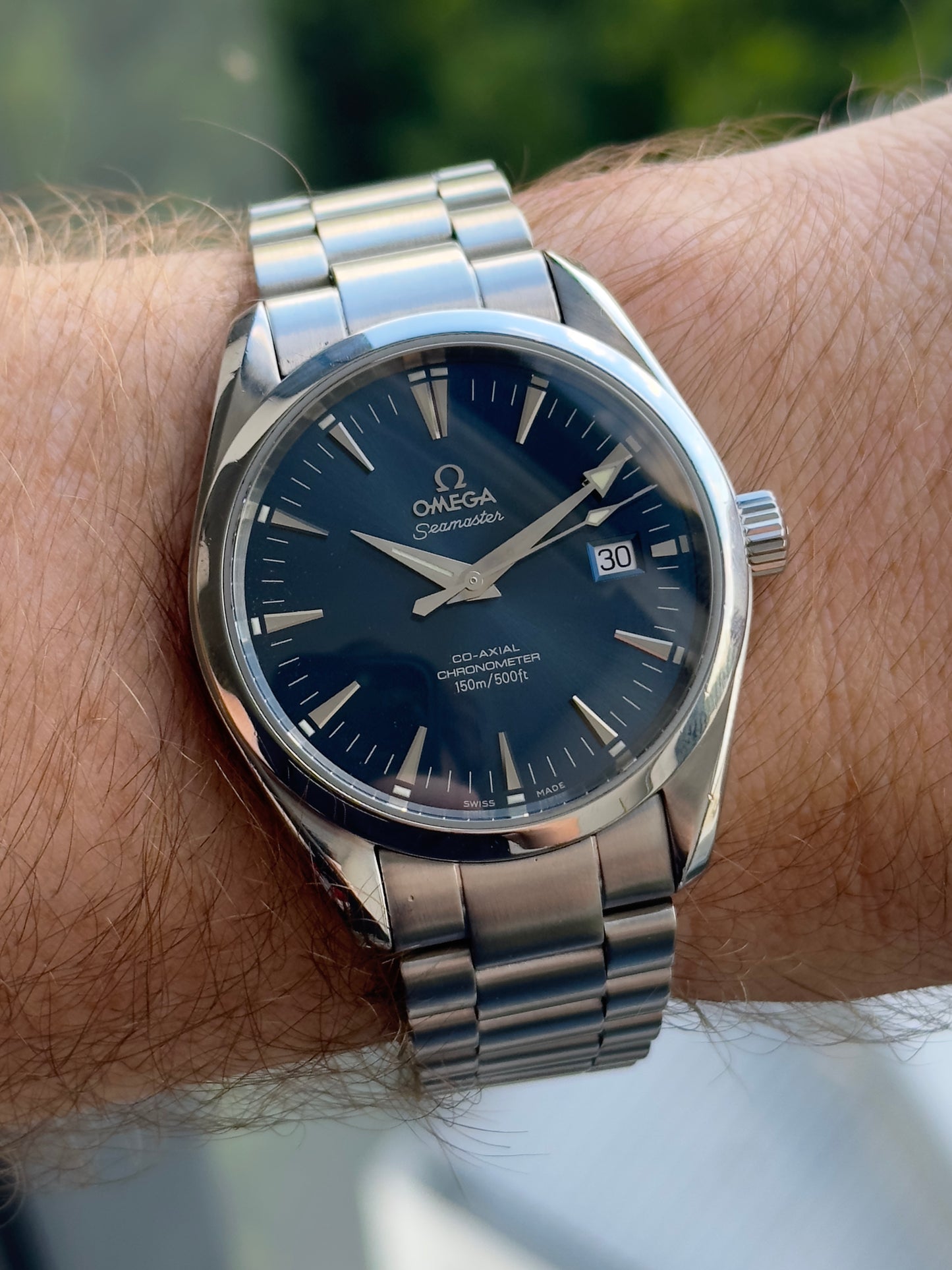 Omega Seamaster Aqua Terra Blue Dial 2503.80