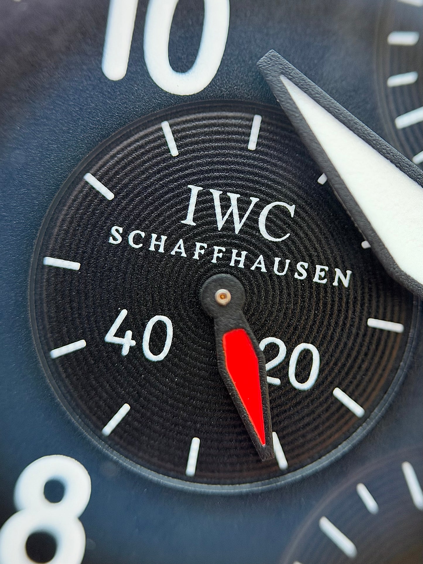 IWC Black Dial Chrono Full Set 2014 IW377704