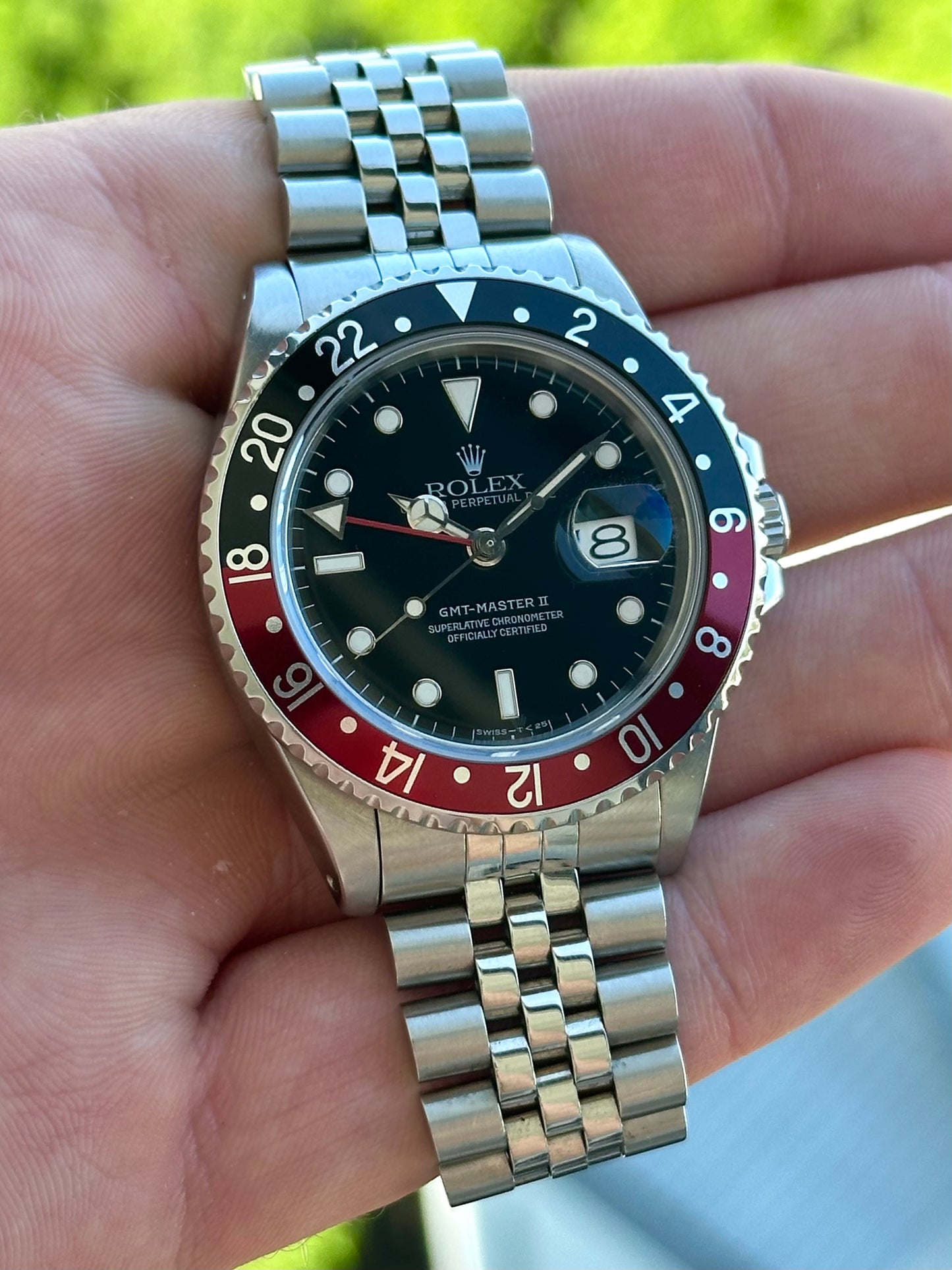 Rolex GMT-Master II Fat Lady Coke 16760 1986