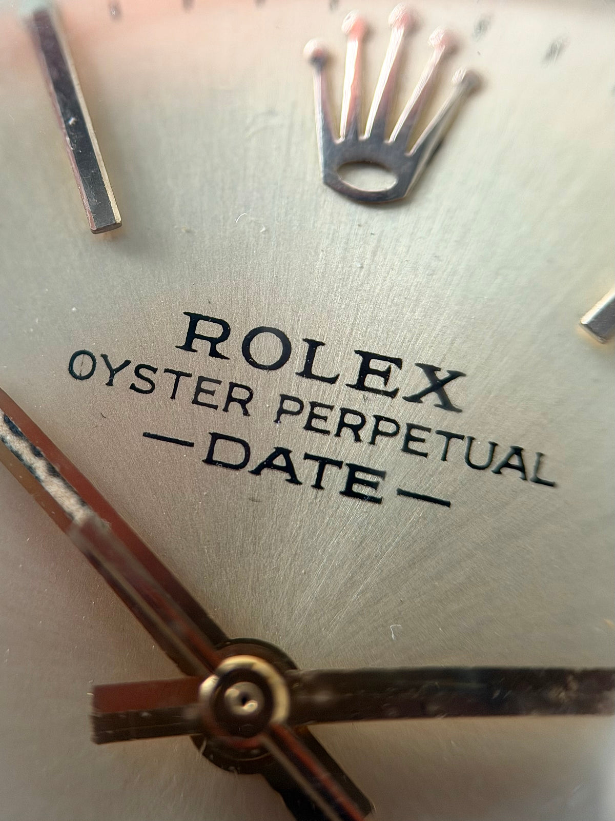 Rolex Oyster Perpetual Date 1024 14k Gold Bezel 1963