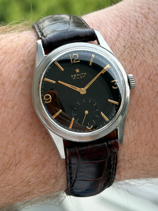 Zenith Pilot Sub Seconds Black Dial