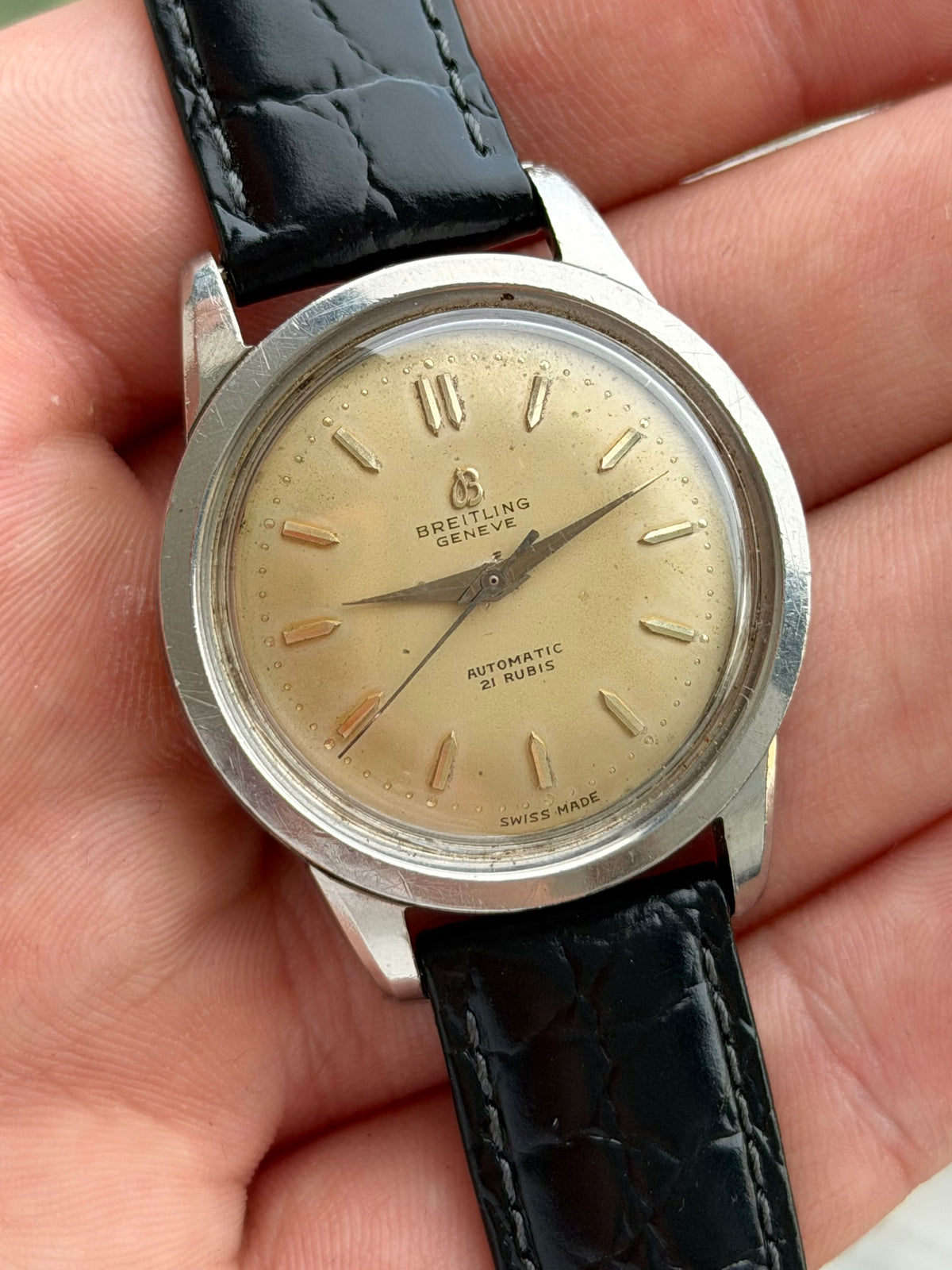 Breitling Geneve 1955 Hidden Crown 2509 25