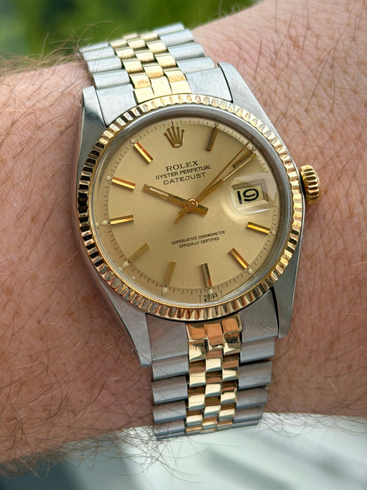 Rolex Datejust 1601 Champagne Dial 1974