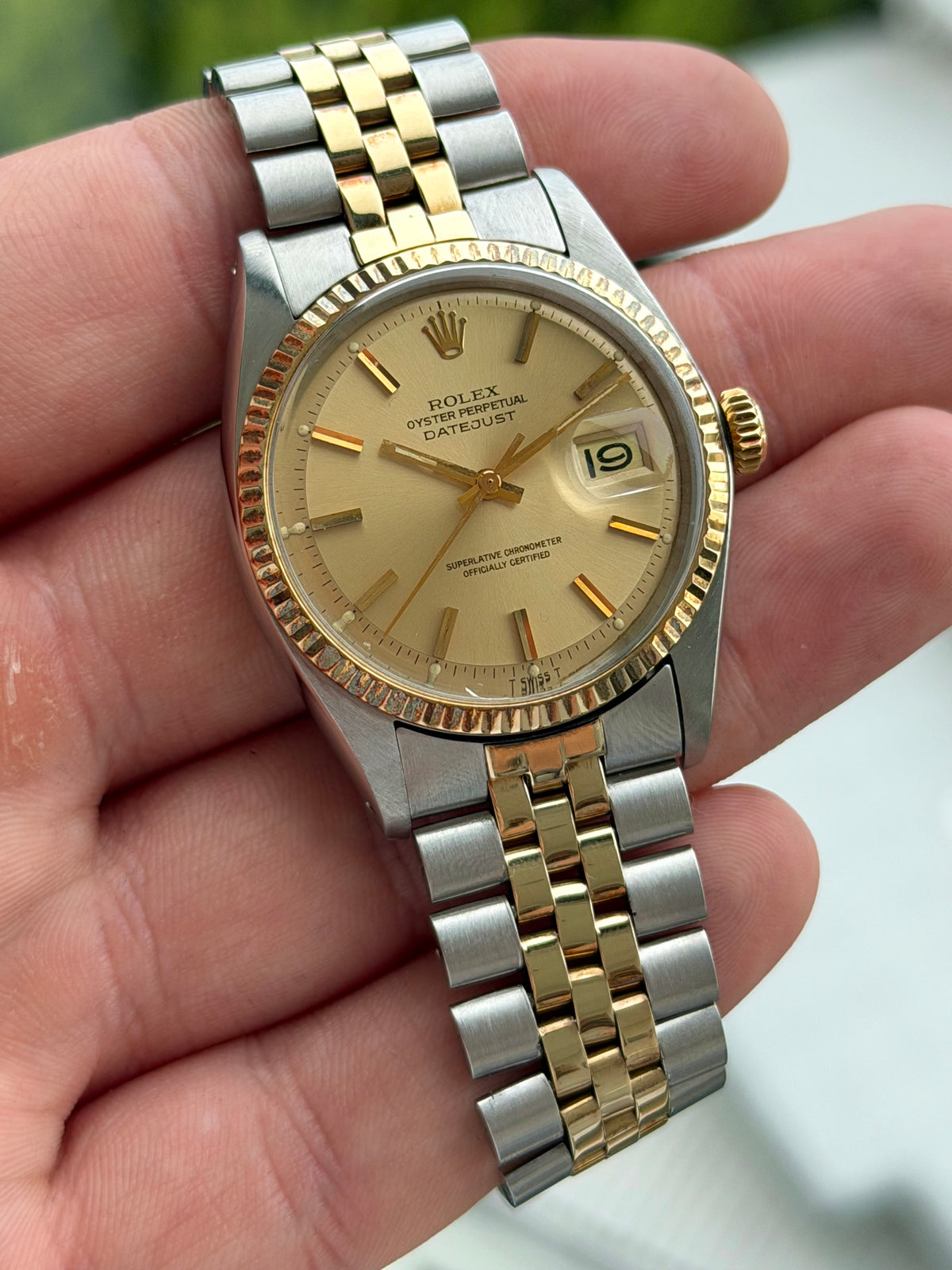 Rolex Datejust 1601 Champagne Dial 1974